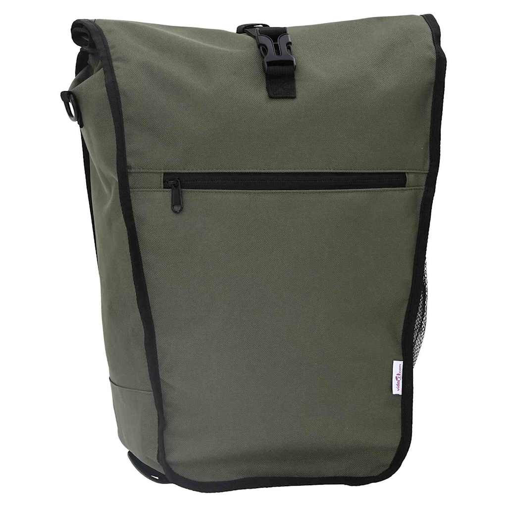 vidaXL Fahrradtasche Oliv 34 x 16 x 59 cm Polyester