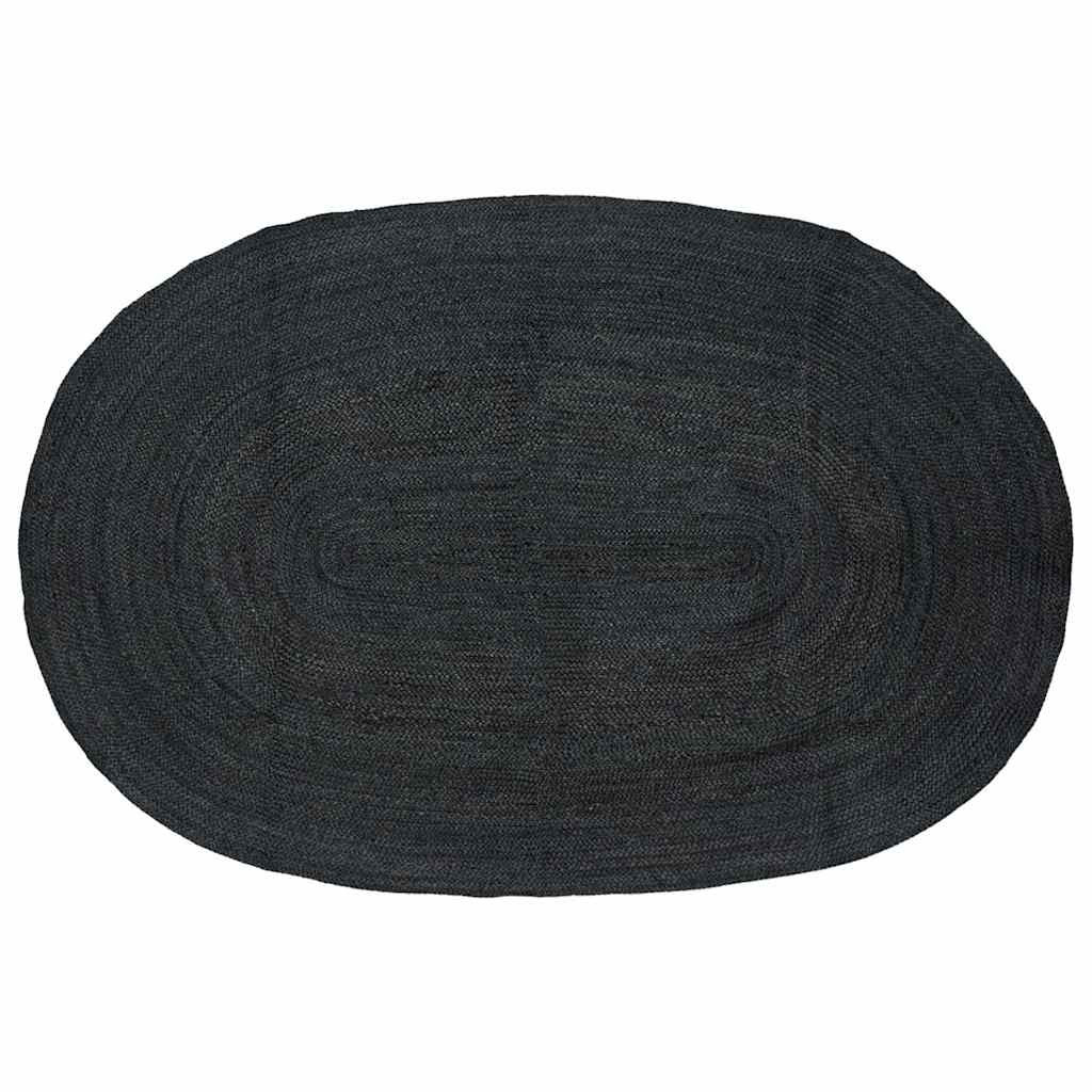 vidaXL Bereichsteppiche Dunkelgrau 152 x 245 cm Jute