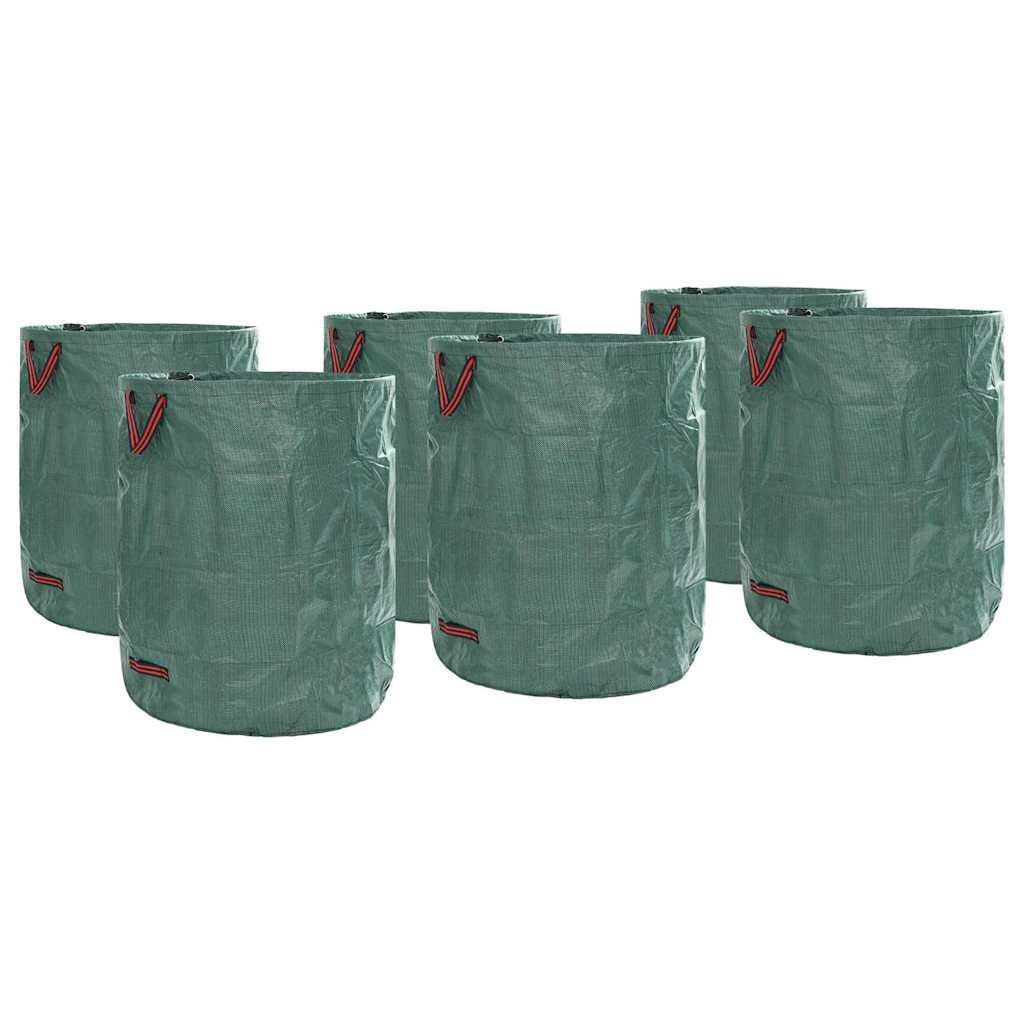 vidaXL Gartenmüllsäcke 12 pcs Grün 79 x 79 x 99,5 cm Polypropylen