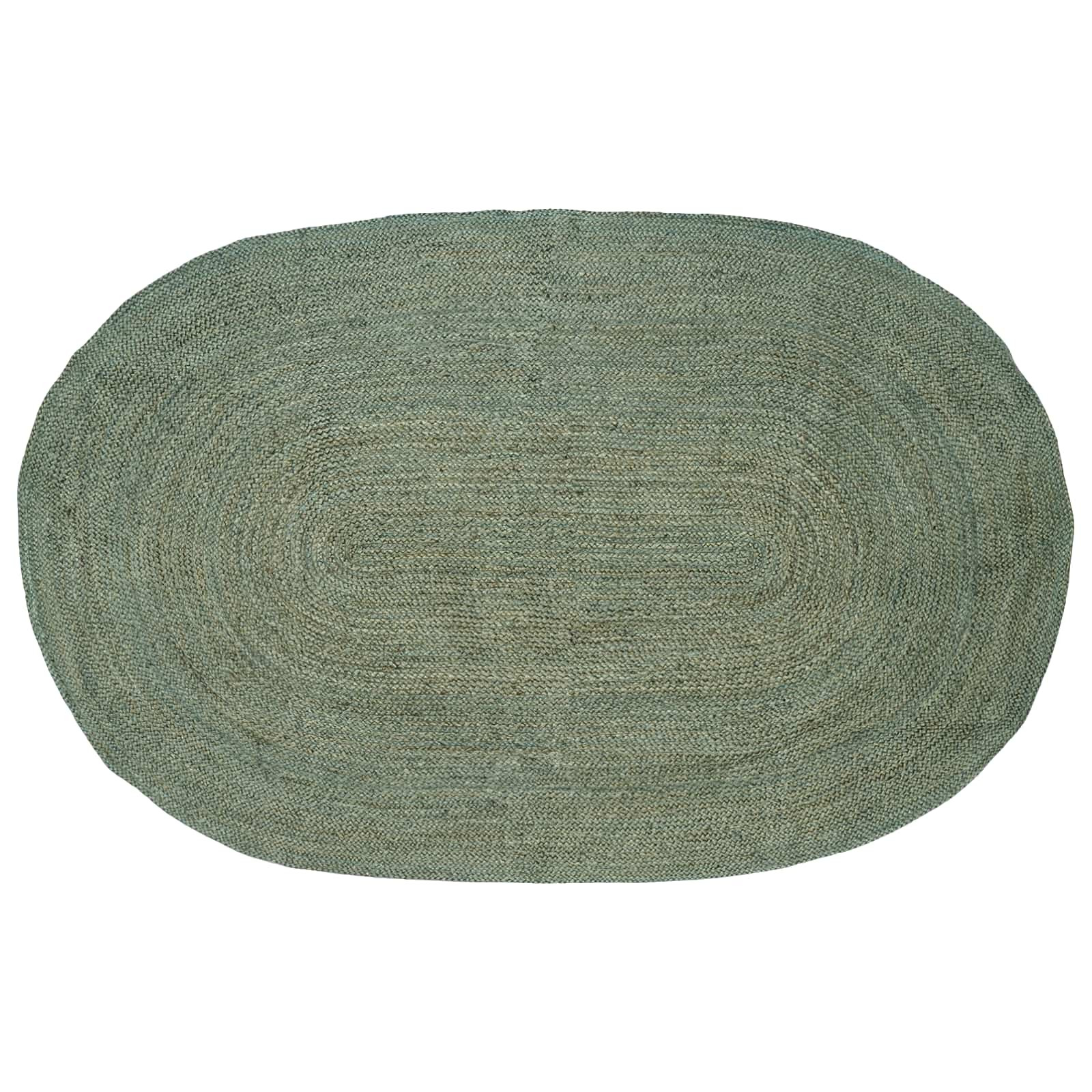 vidaXL Bereichsteppiche Olive Grün 205 x 305 cm Jute
