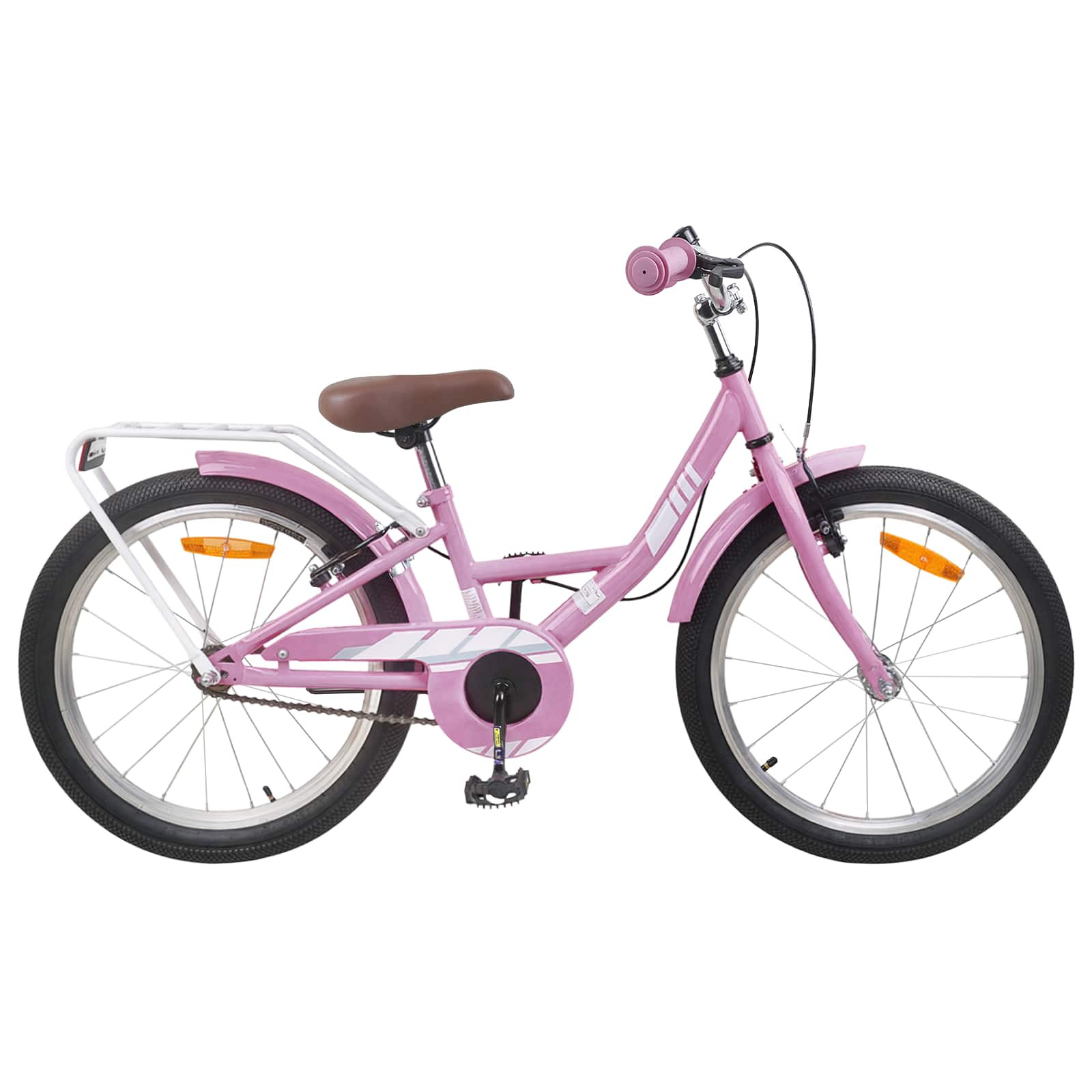 vidaXL Kinderfahrrad 20 Zoll für 6-11 Jahre alt Hellrosa