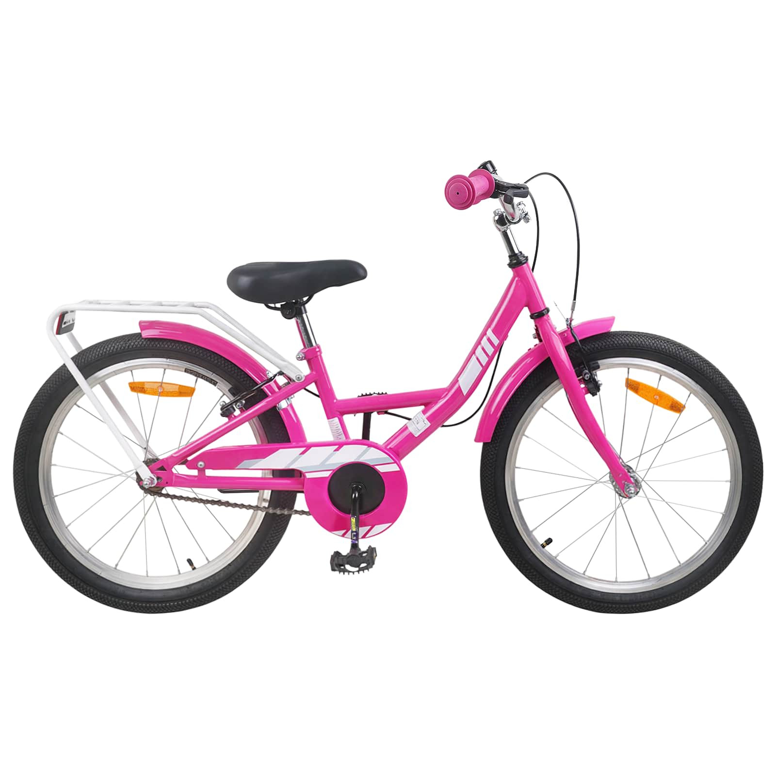 vidaXL Kinderfahrrad 18 Zoll für 5-7 Jahre alt Rosa