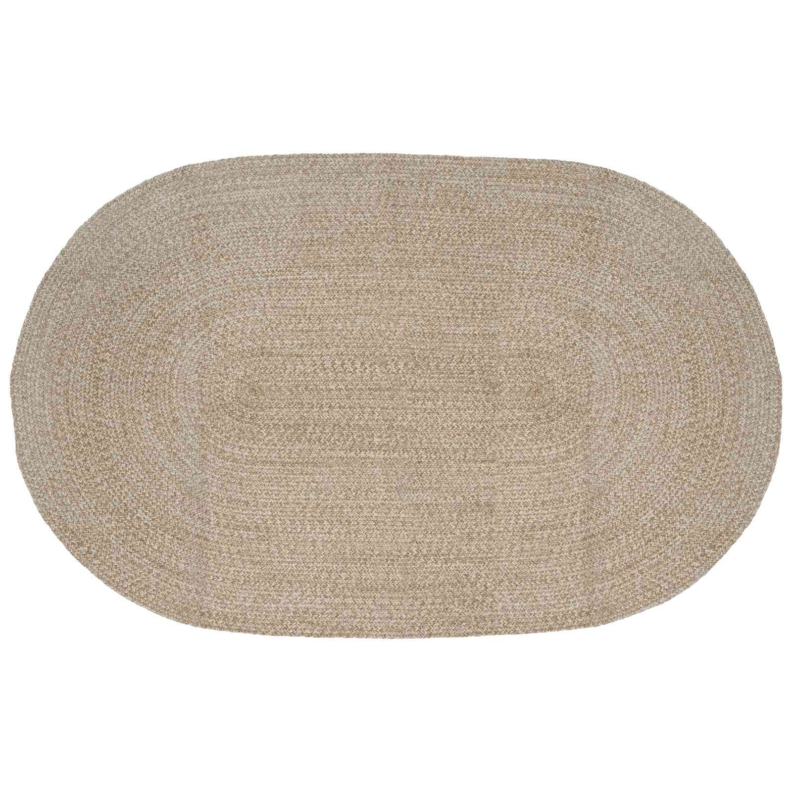 vidaXL Bereichsteppiche Weiß 152 x 245 cm Jute