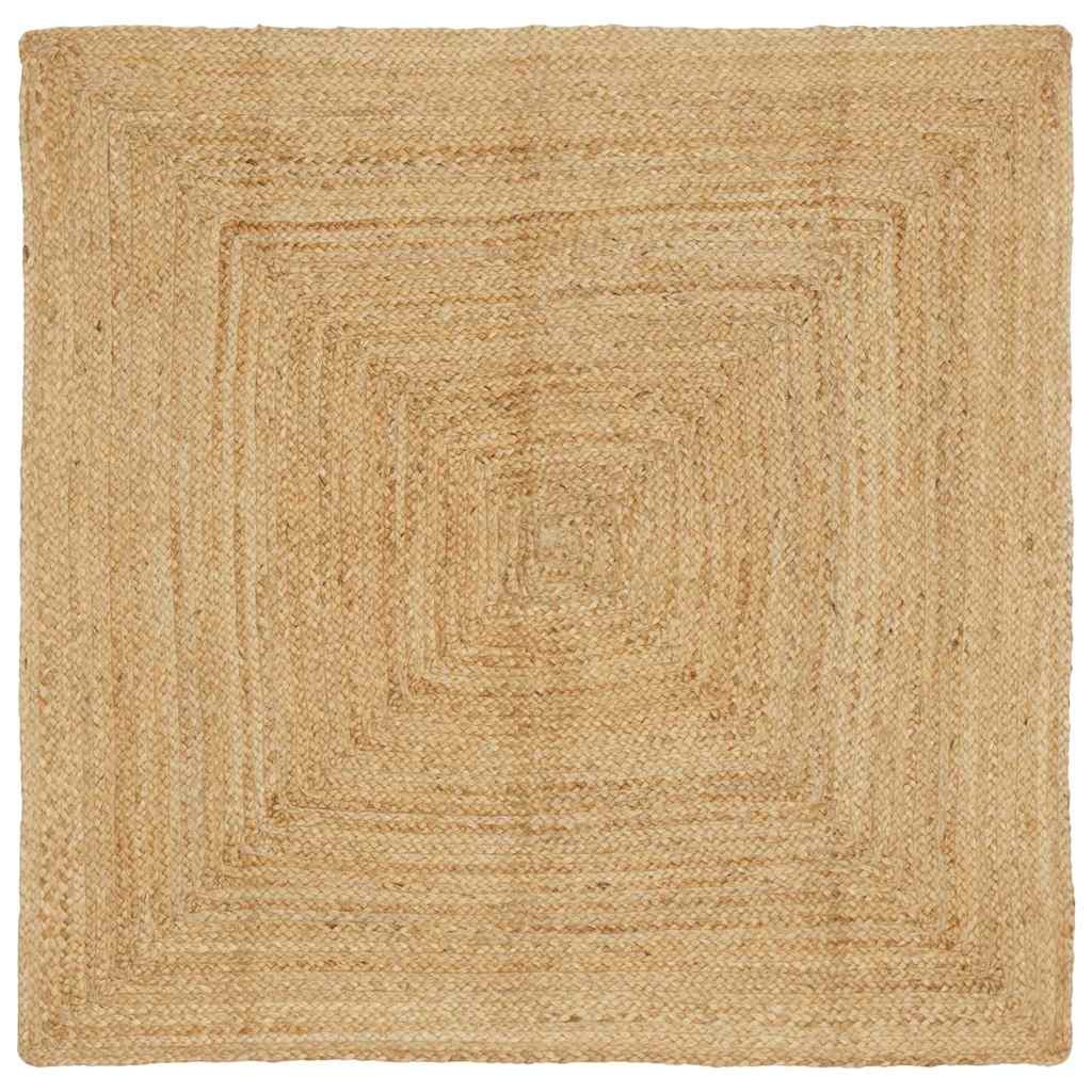 vidaXL Bereichsteppiche Natur 120 x 120 cm Jute
