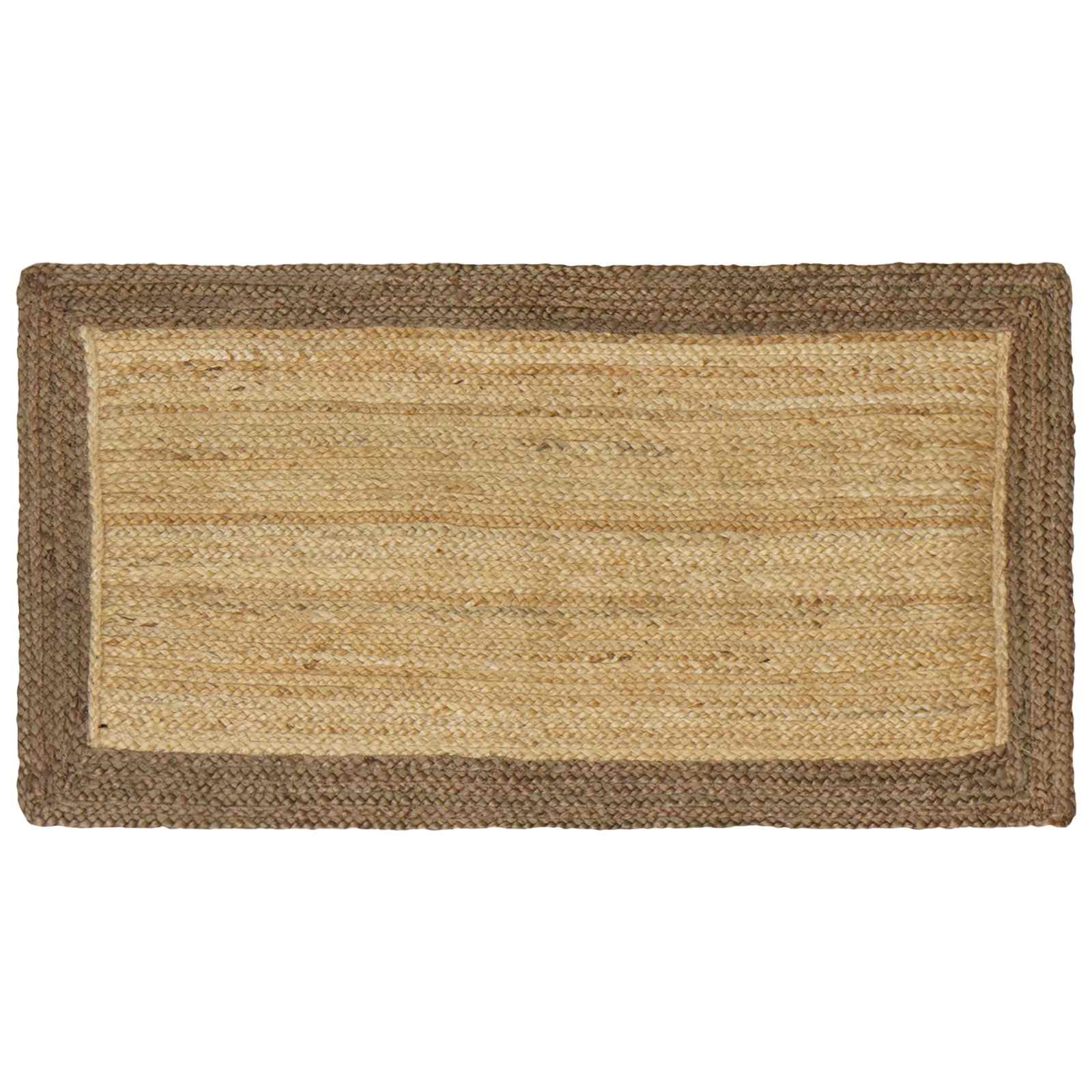 vidaXL Bereichsteppiche Grau 60 x 110 cm Jute