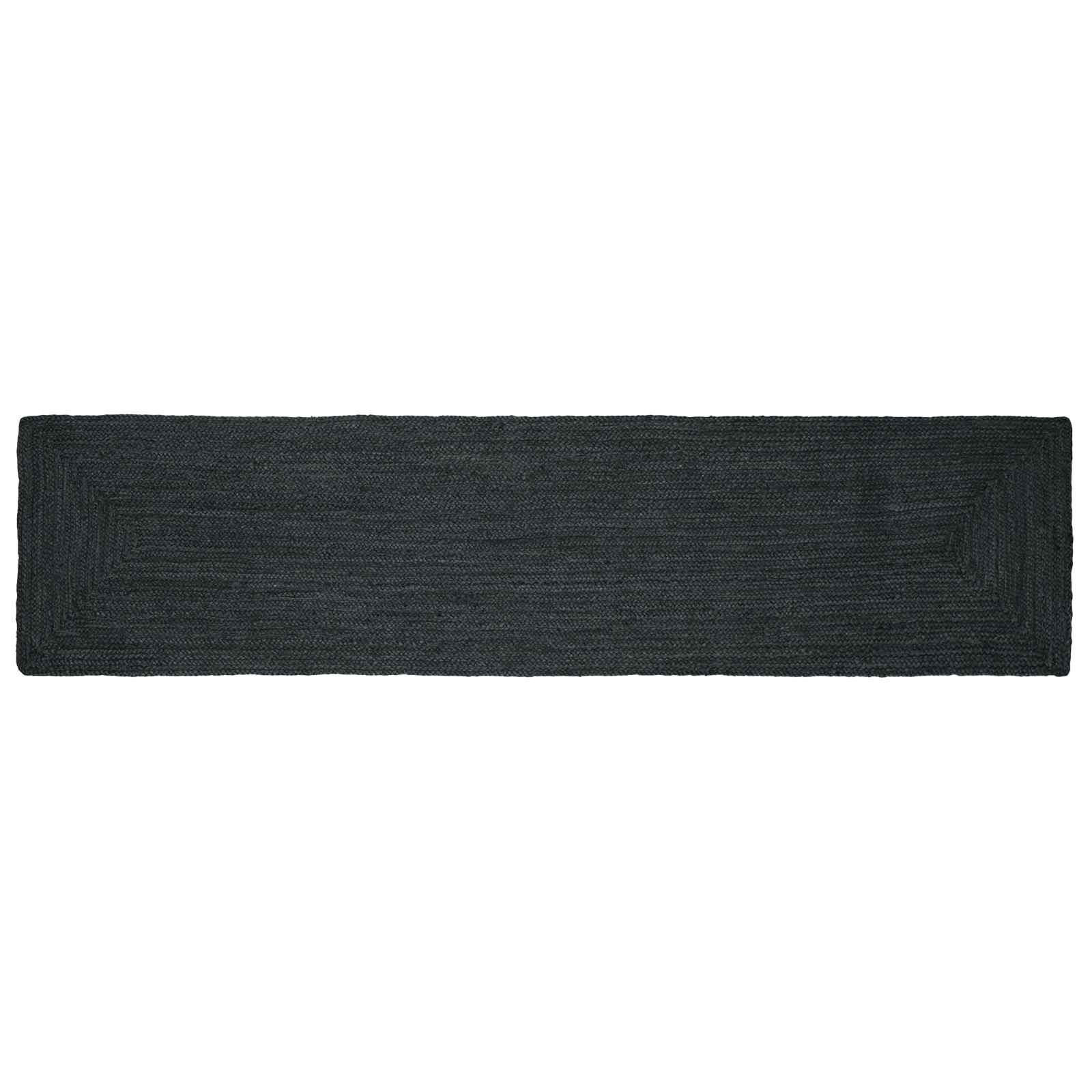 vidaXL Bereichsteppiche Rechtwinklig Dunkelgrau 60 x 250 cm Jute