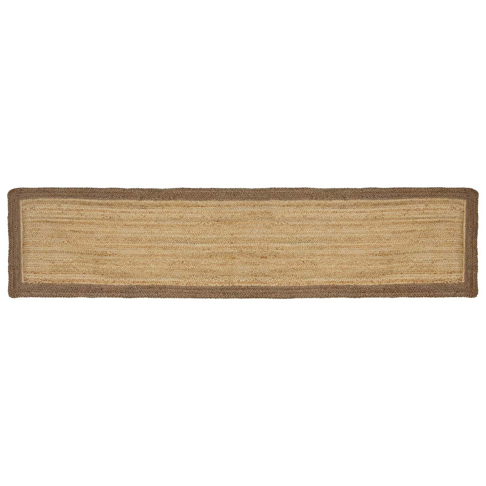 vidaXL Bereichsteppiche Grau 60 x 250 cm Jute