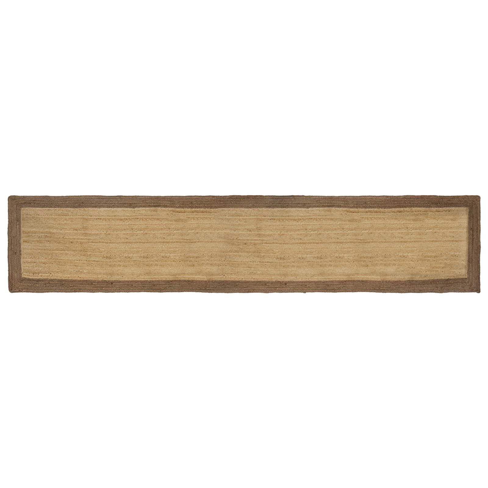 vidaXL Bereichsteppiche Grau 60 x 400 cm Jute