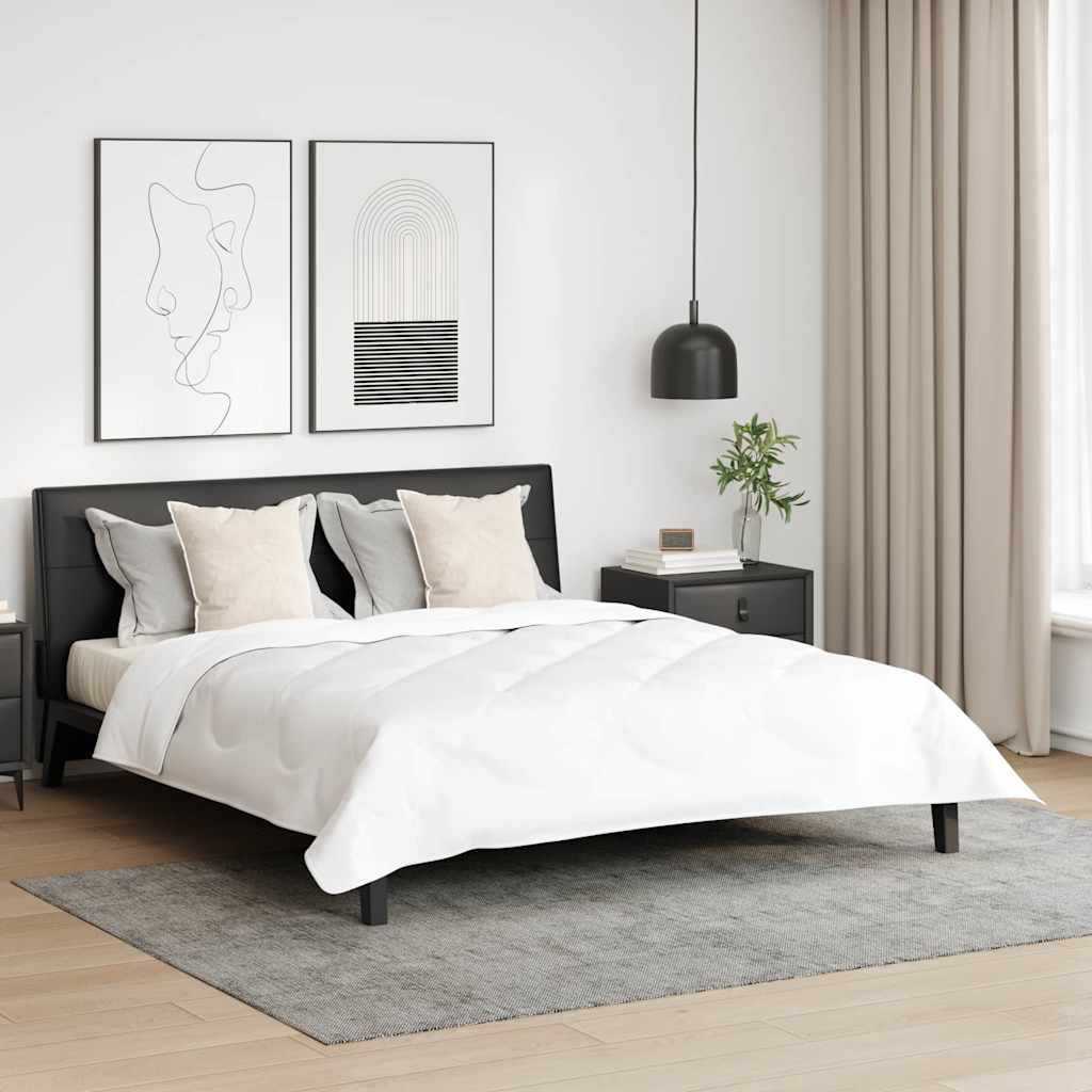 vidaXL Kopfkissen mit Kissen 2 pcs Weiß 40 x 40 cm Feder