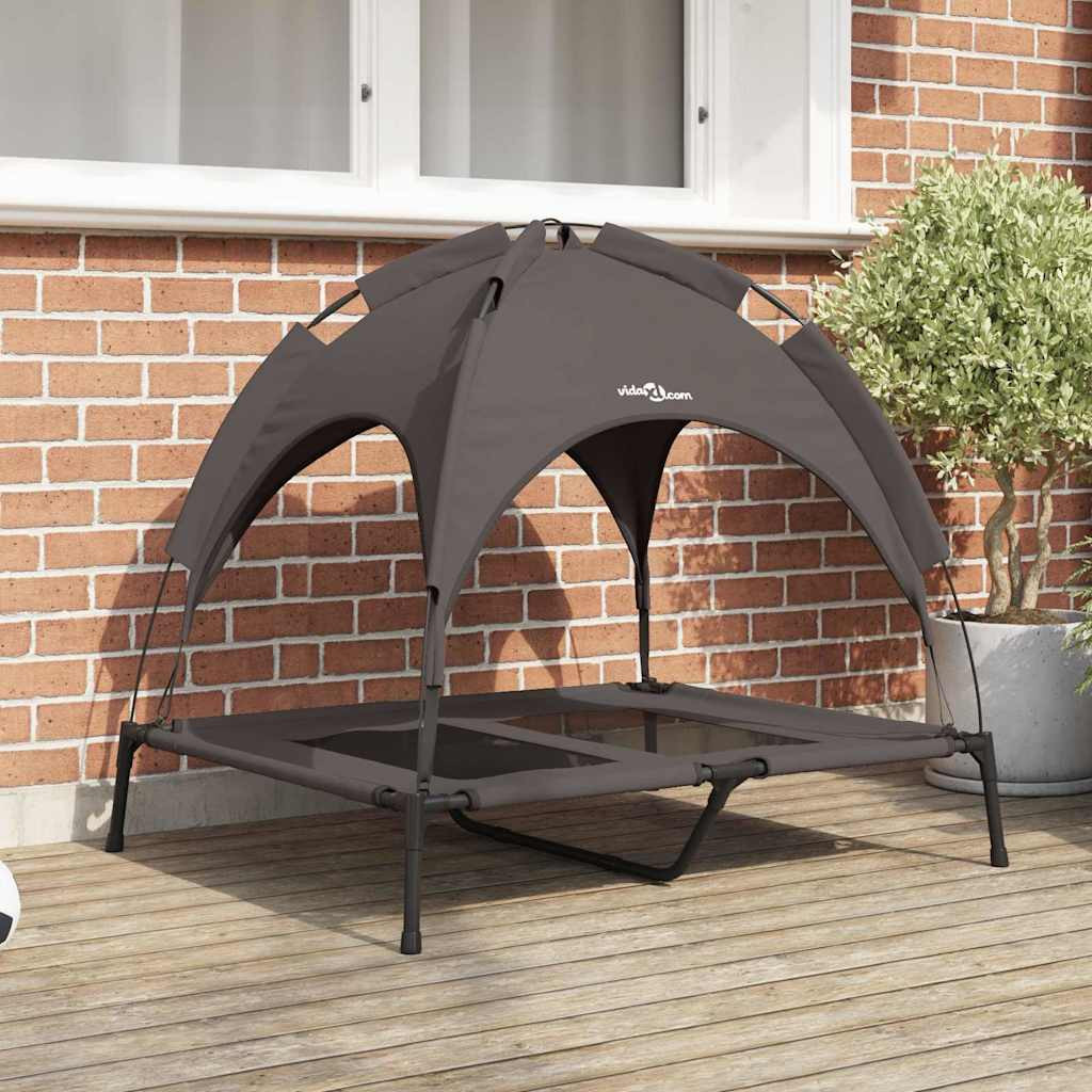 vidaXL Hundebett Braun 92 x 77 x 82,5 cm Stahl