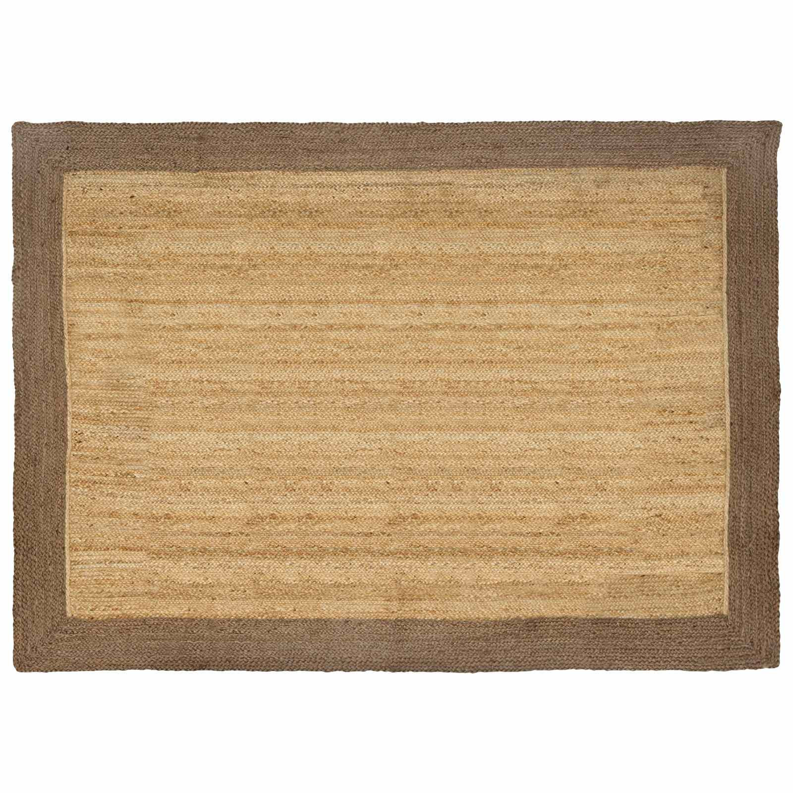 vidaXL Bereichsteppiche Grau 160 x 230 cm Jute