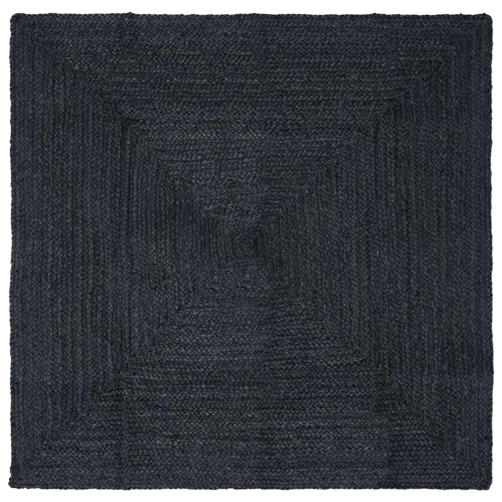 vidaXL Bereichsteppiche Quadratisch Dunkelgrau 160 x 160 cm Jute
