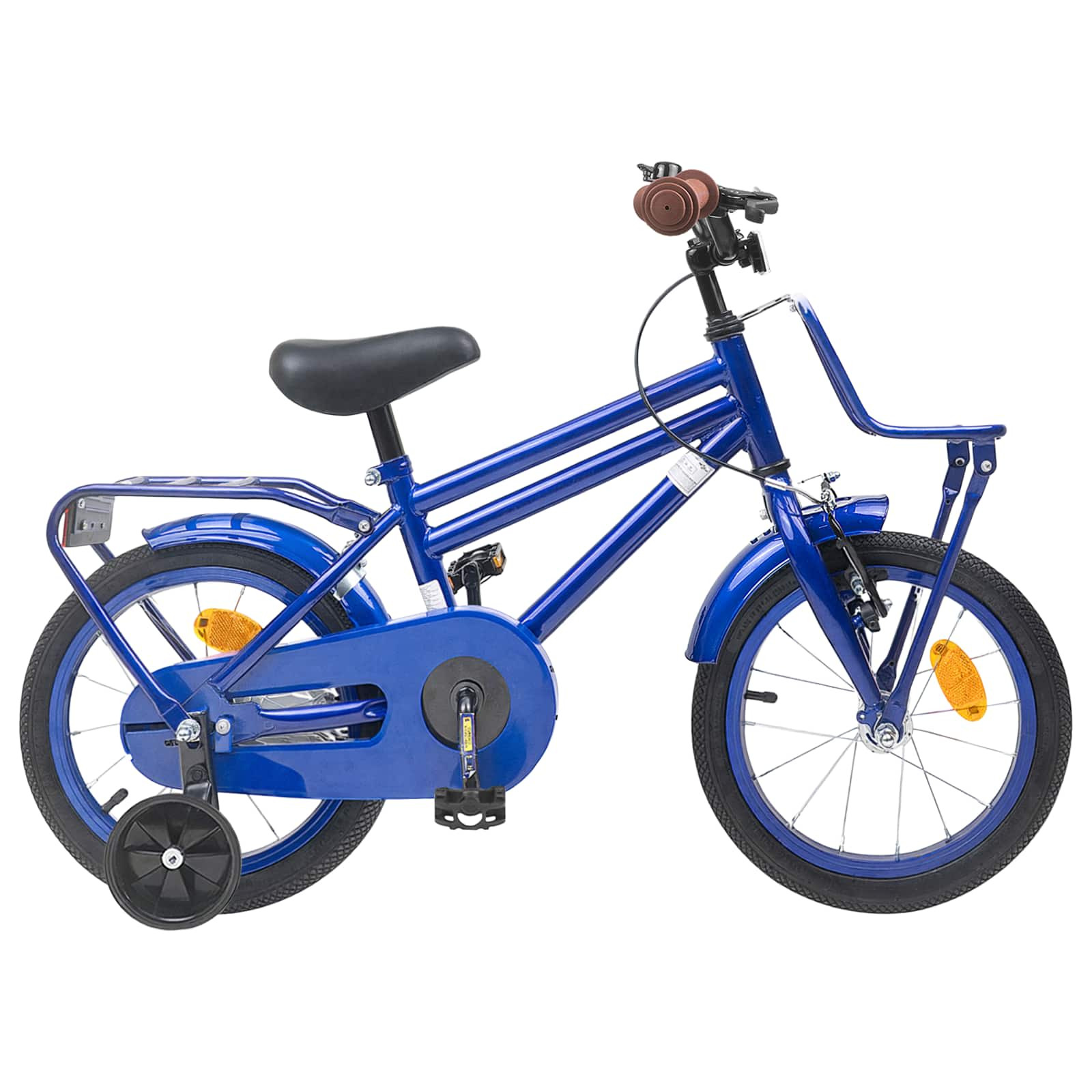 vidaXL Kinderfahrrad 16 Zoll für 4-6 Jahre alt Dunkelblau