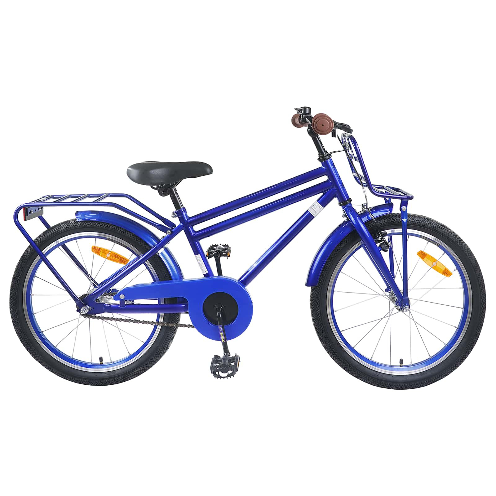 vidaXL Kinderfahrrad 18 Zoll für 5-7 Jahre alt Dunkelblau