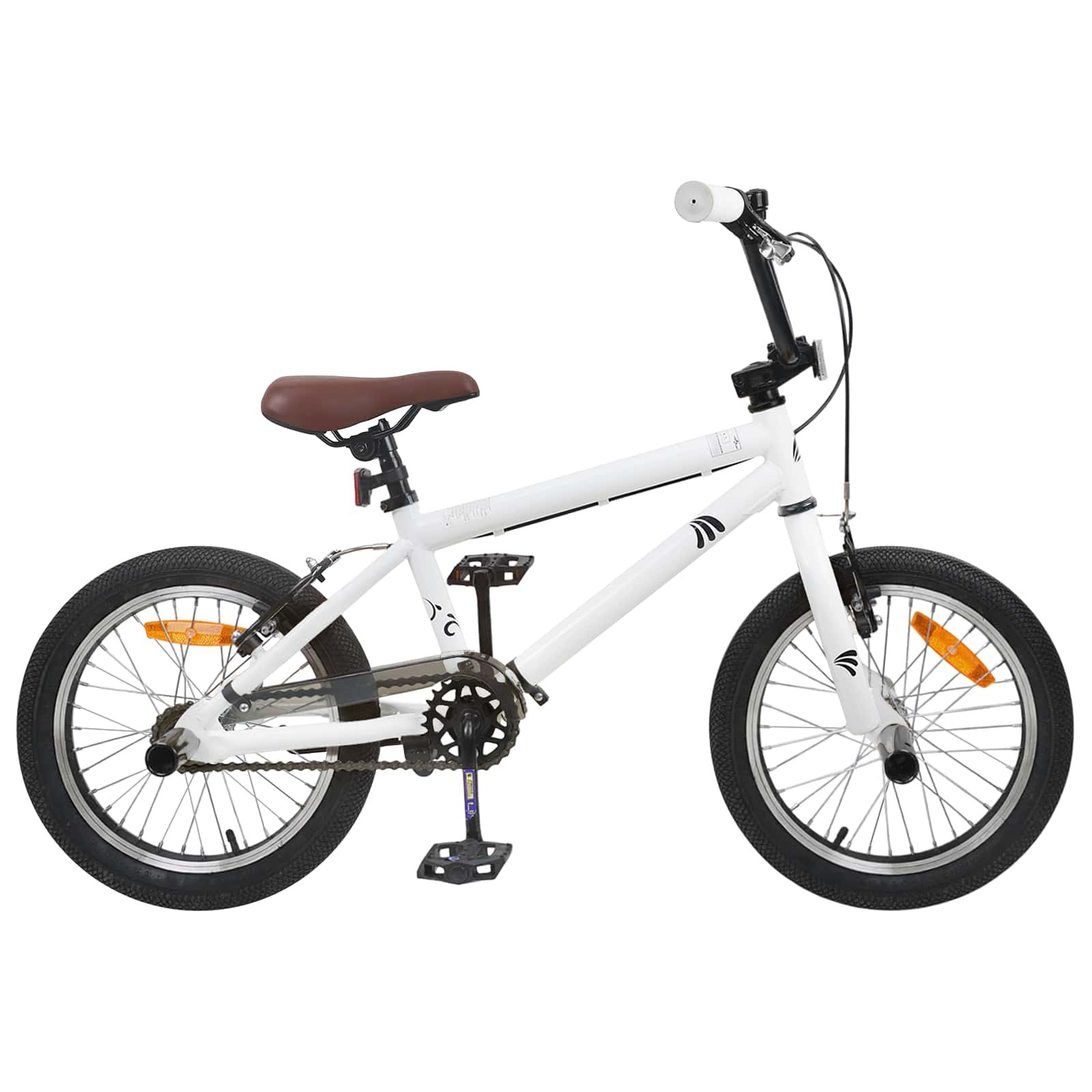 vidaXL BMX Rad 20 Zoll für über 9 Jahre alt Weiß