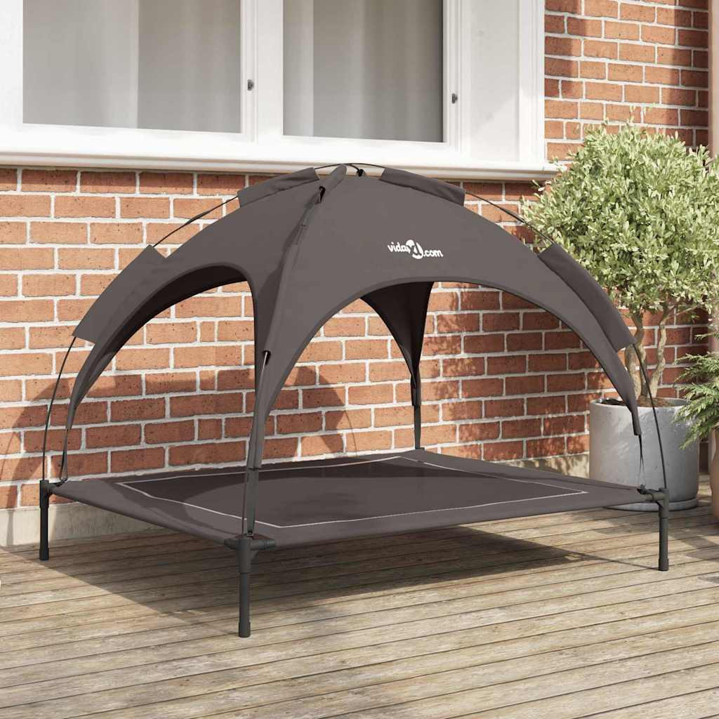 vidaXL Hundebett Braun 104 x 86 x 84,5 cm Stahl