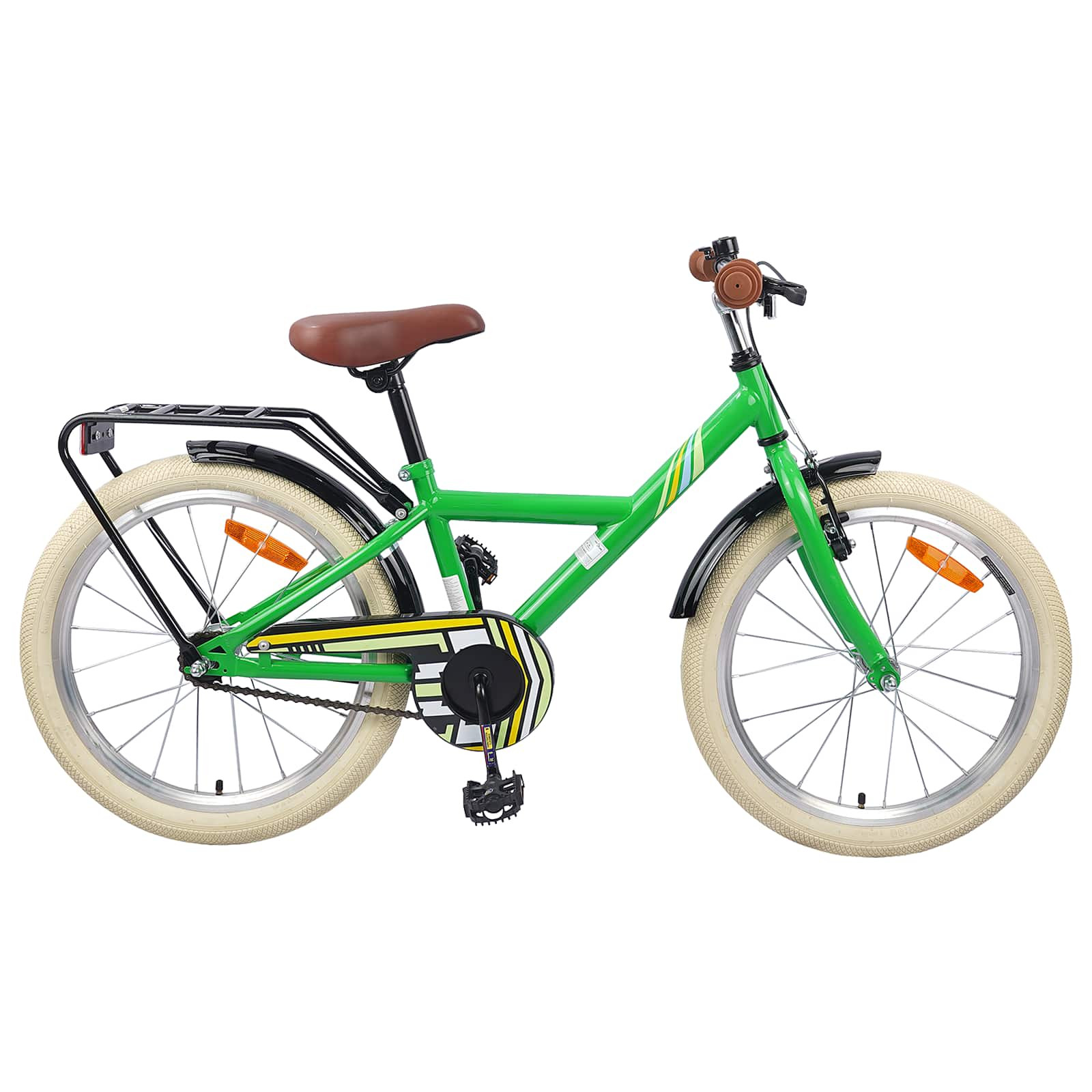 vidaXL Kinderfahrrad 20 Zoll für 6-11 Jahre alt Grün