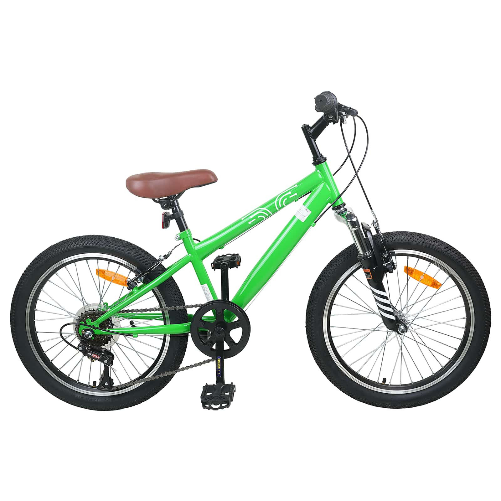 vidaXL Mountainbike 20 Zoll 6-Geschwindigkeit für 5-8 Jahre alt Grün