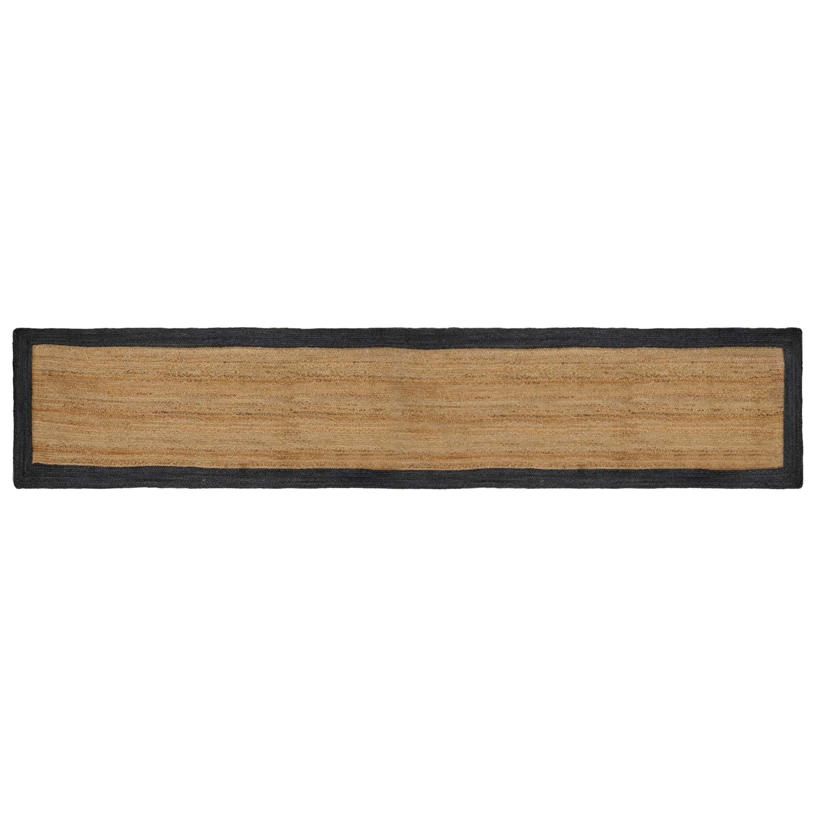 vidaXL Bereichsteppiche Dunkelgrau 80 x 400 cm Jute