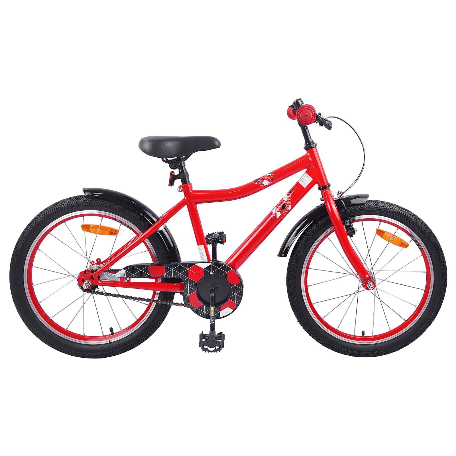 vidaXL Kinderfahrrad 20 Zoll für 6-11 Jahre alt Rot