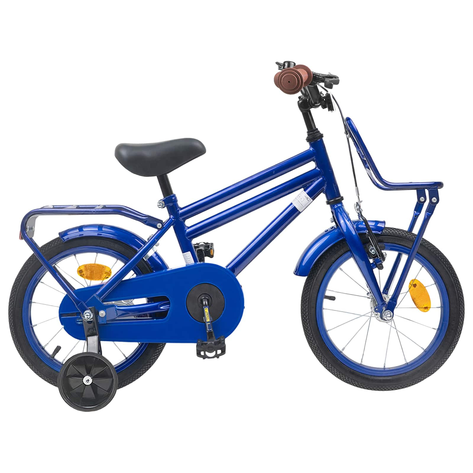 vidaXL Kinderfahrrad 14 Zoll für 3-5 Jahre alt Dunkelblau