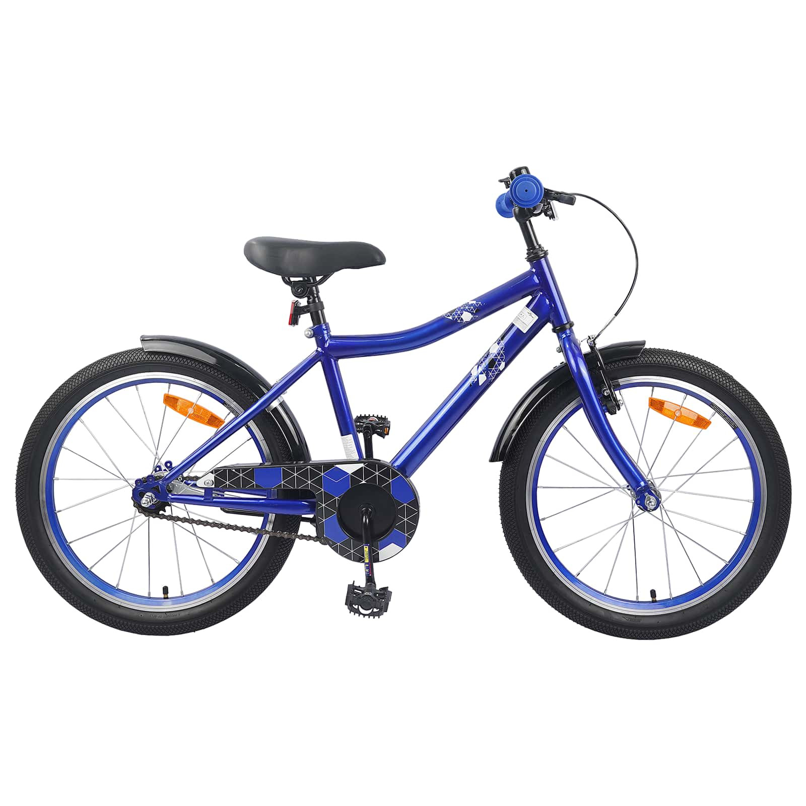 vidaXL Kinderfahrrad 20 Zoll für 6-11 Jahre alt Dunkelblau