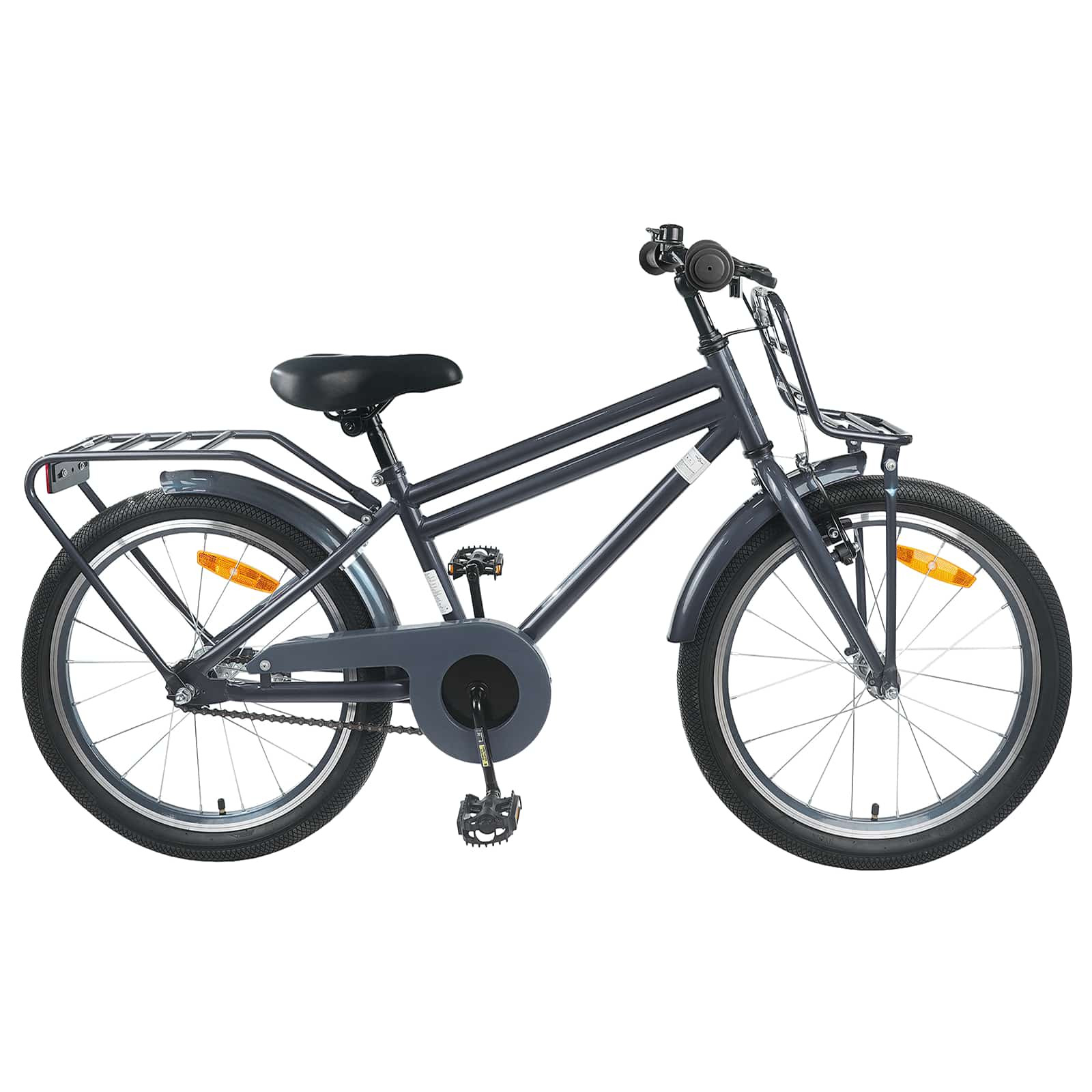 vidaXL Kinderfahrrad 20 Zoll für 6-11 Jahre alt Dunkelgrau