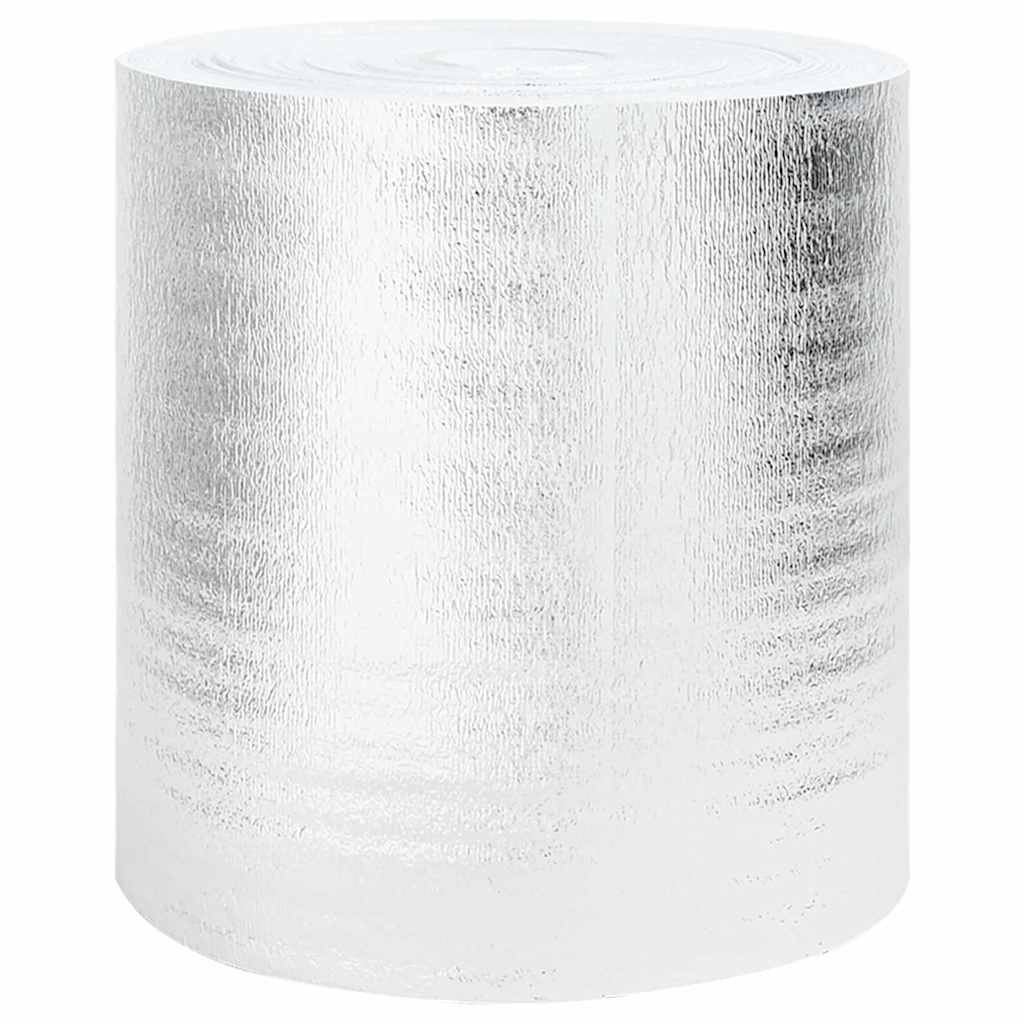 vidaXL Heizkörper-Reflektorfolie Silber 10 x 0,5 m Polyethylen