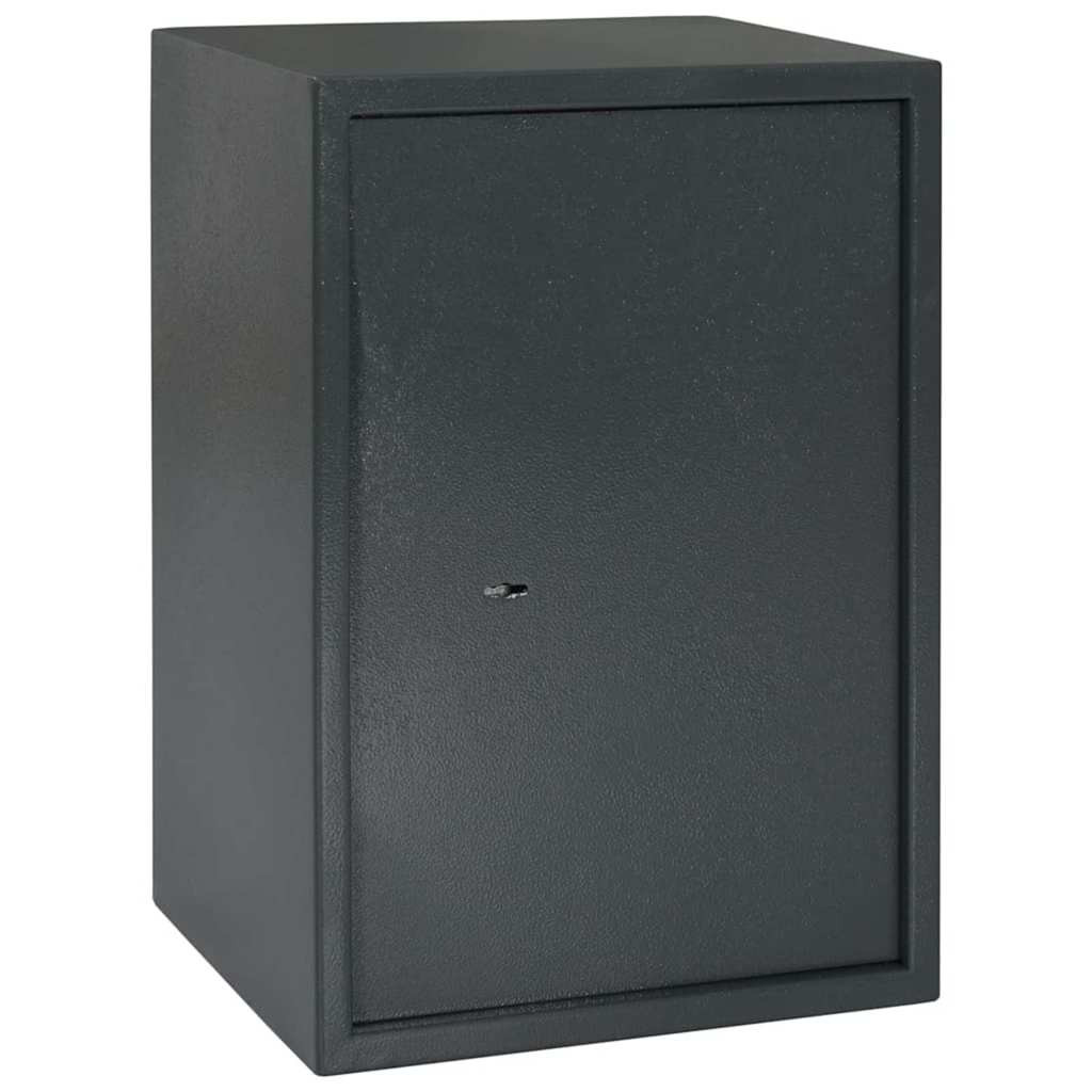vidaXL Safe Box mit Schloss Dunkelgrau 35 x 31 x 50 cm Stahl