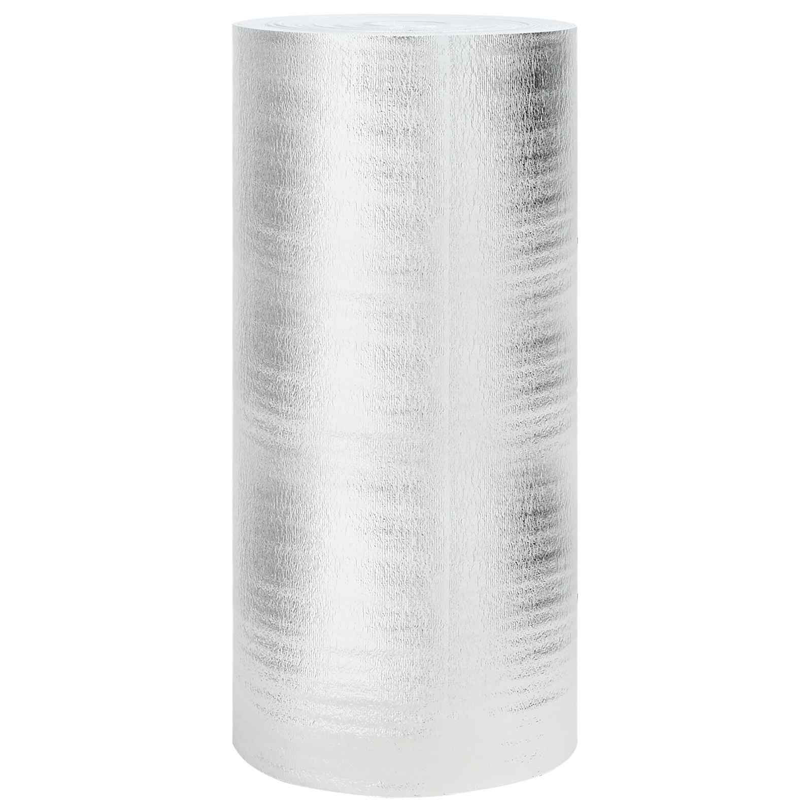 vidaXL Heizkörper-Reflektorfolie Silber 5 x 1 m Polyethylen