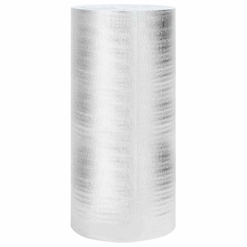 vidaXL Heizkörper-Reflektorfolie Silber 50 x 1 m Polyethylen