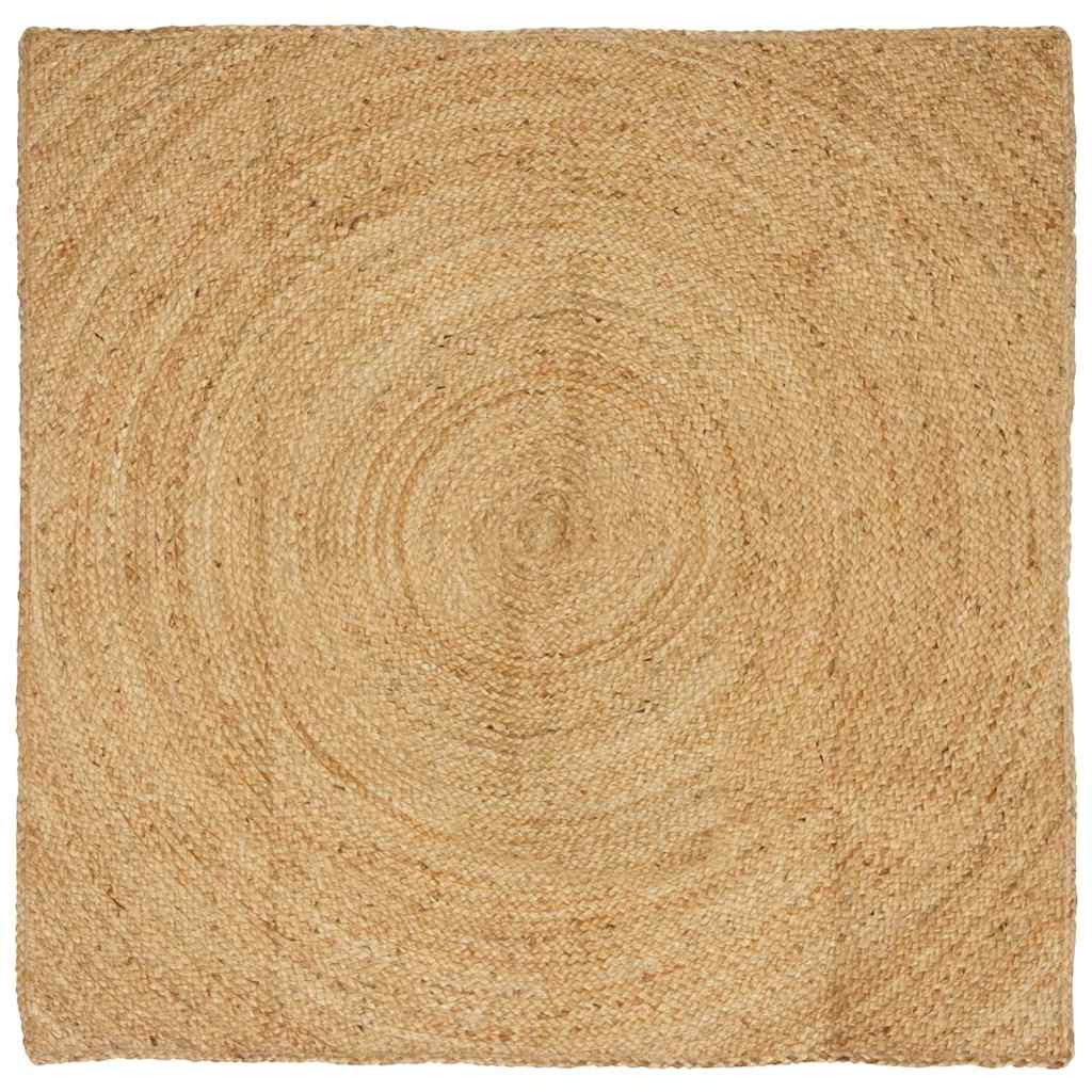 vidaXL Bereichsteppiche Natur 120 x 120 cm Jute