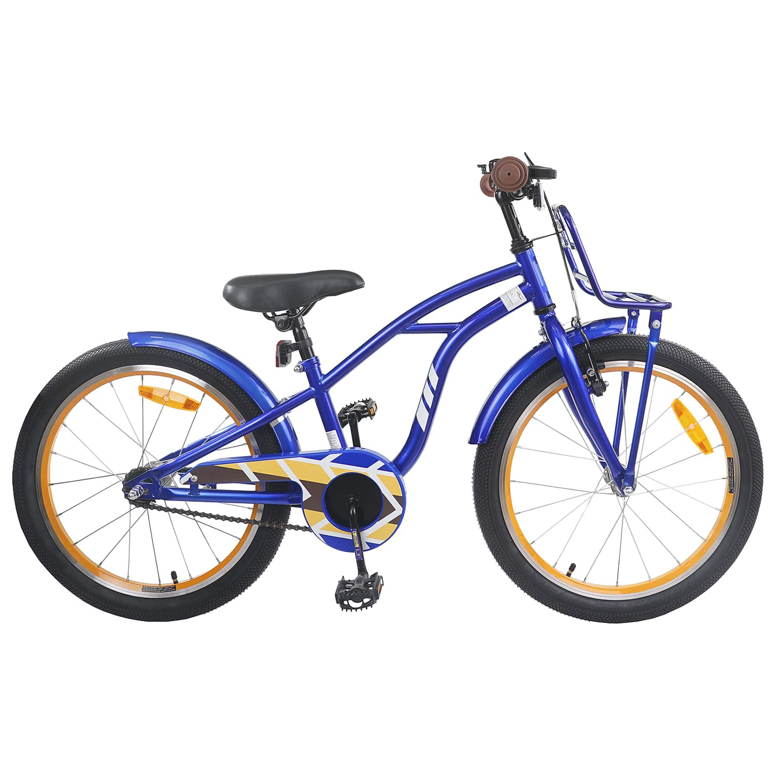 vidaXL Kinderfahrrad 22 Zoll für 7-12 Jahre alt Dunkelblau