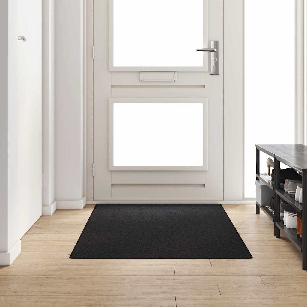 vidaXL Teppichläufer Anthrazit 100 x 200 cm 100% Polypropylen