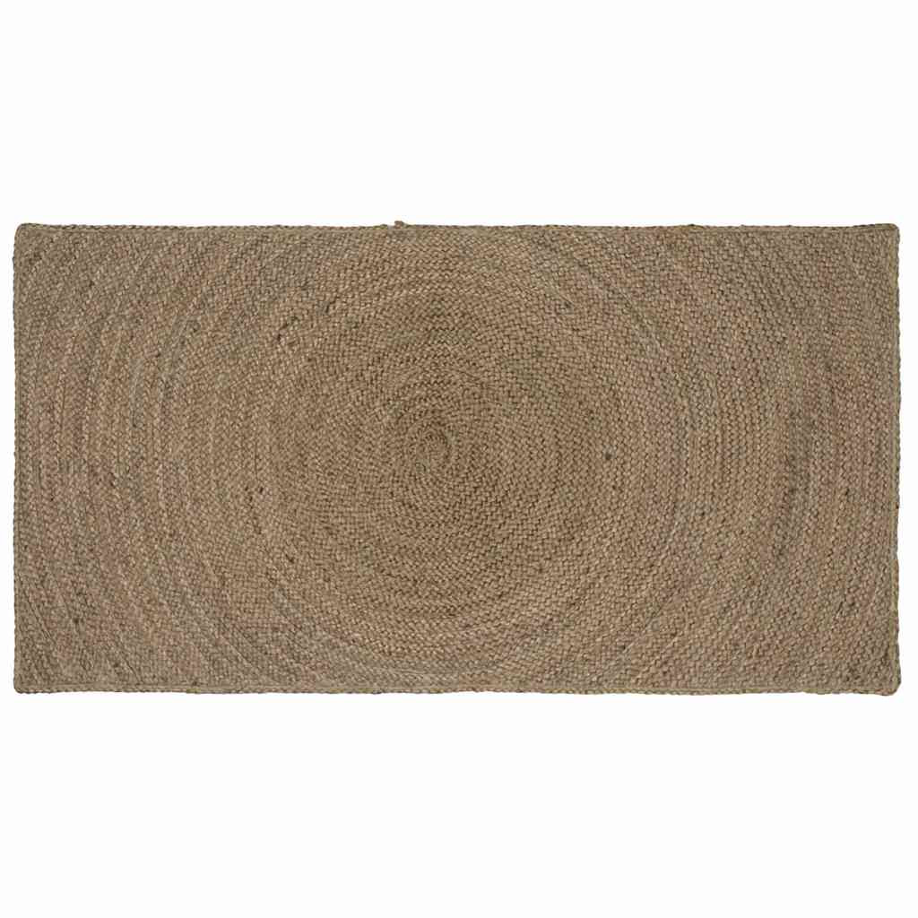 vidaXL Bereichsteppiche Grau 100 x 200 cm Jute