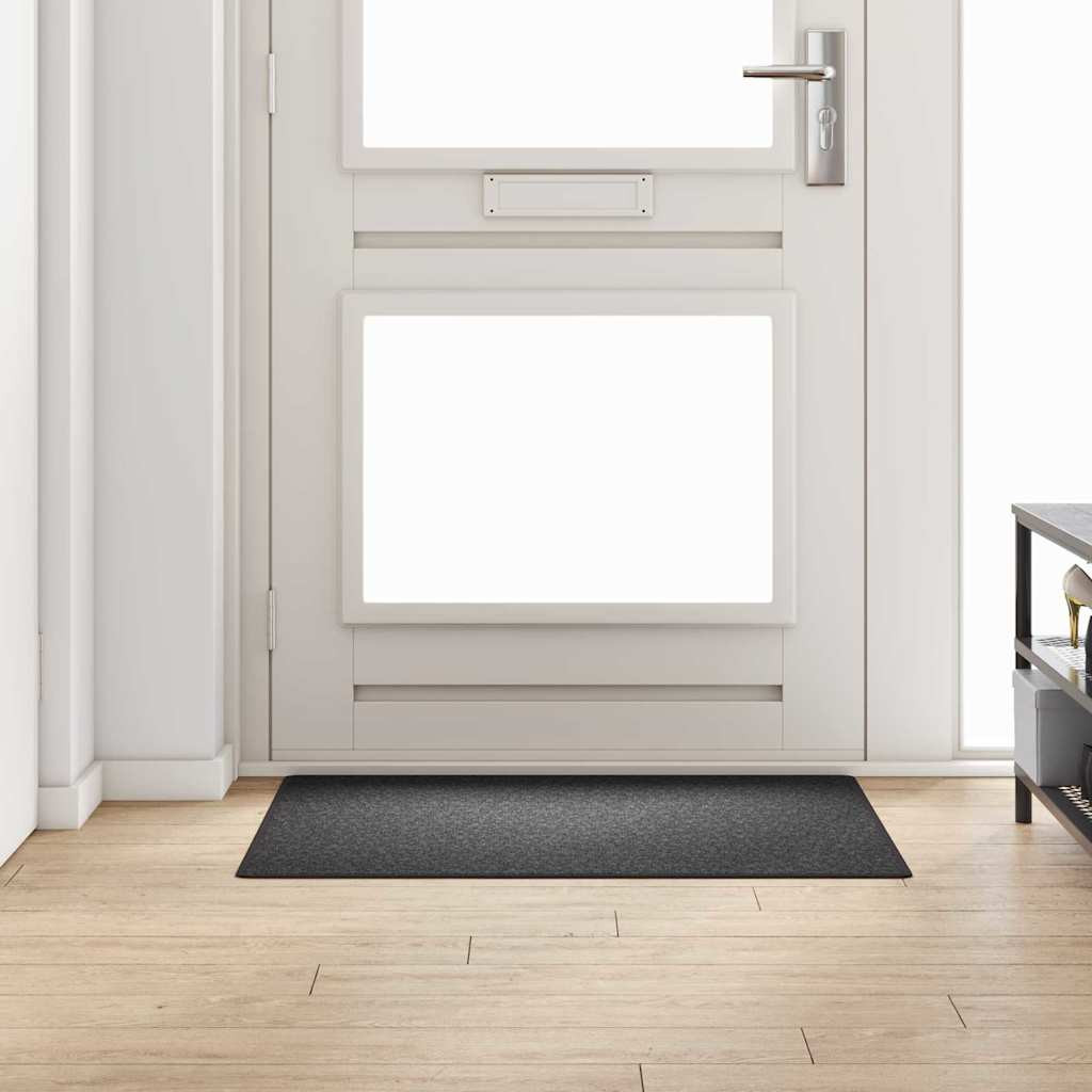 vidaXL Teppichläufer Dunkelgrau 100 x 100 cm 100% Polypropylen