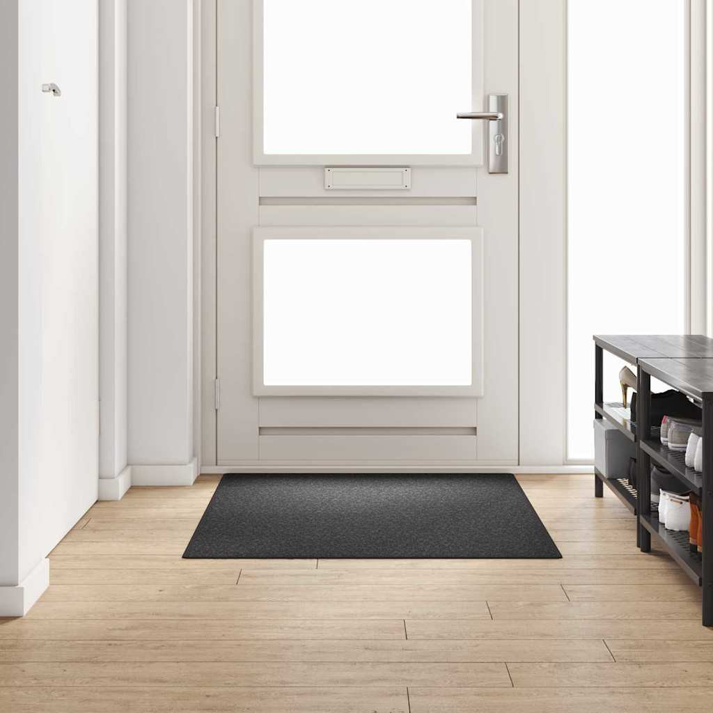 vidaXL Teppichläufer Dunkelgrau 100 x 150 cm 100% Polypropylen