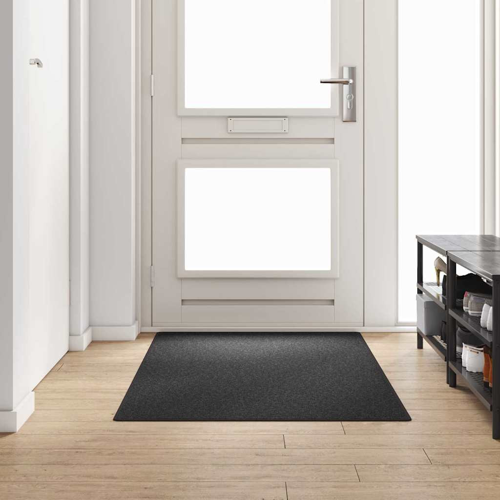vidaXL Teppichläufer Dunkelgrau 100 x 200 cm 100% Polypropylen