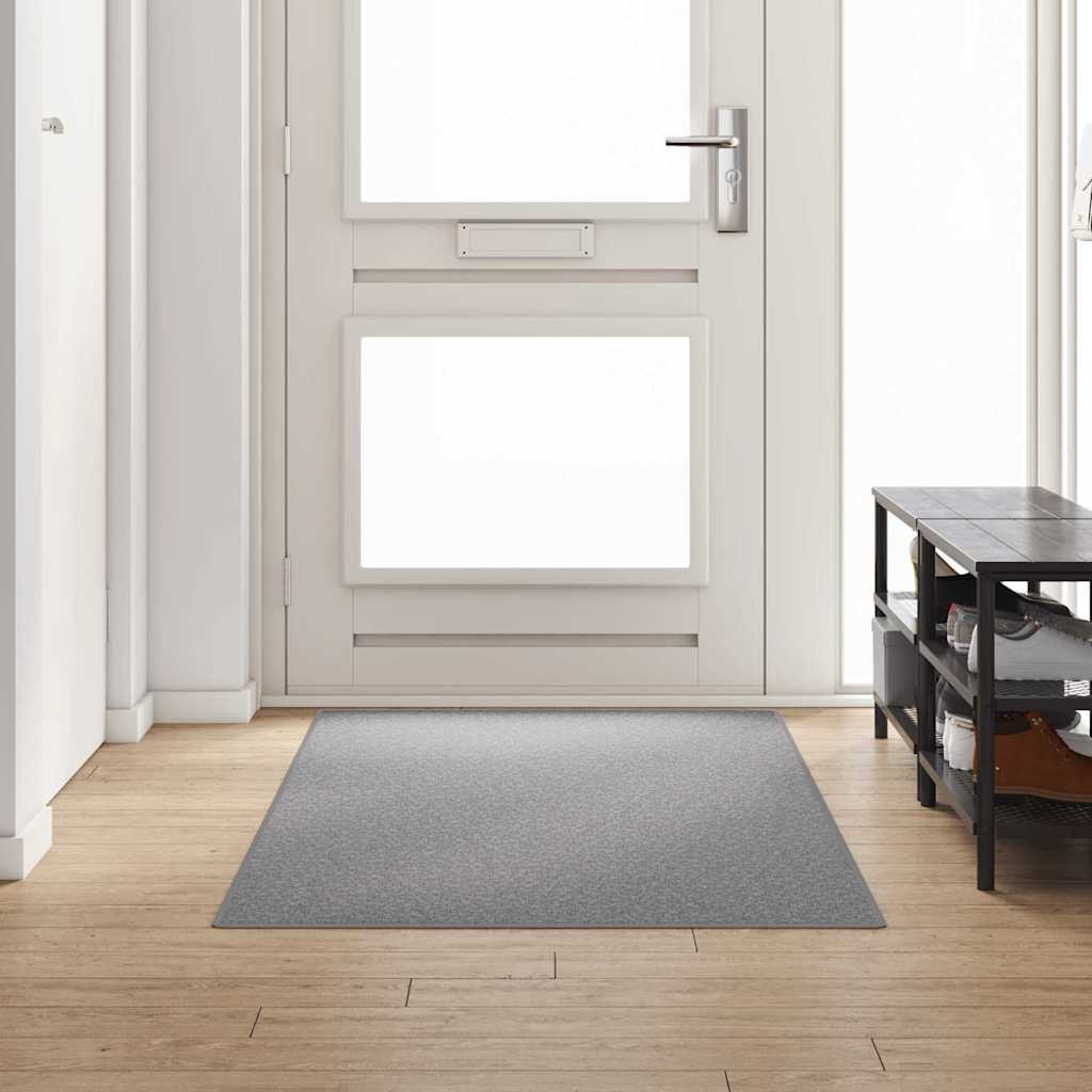 vidaXL Teppichläufer Hellgrau 100 x 250 cm 100% Polypropylen