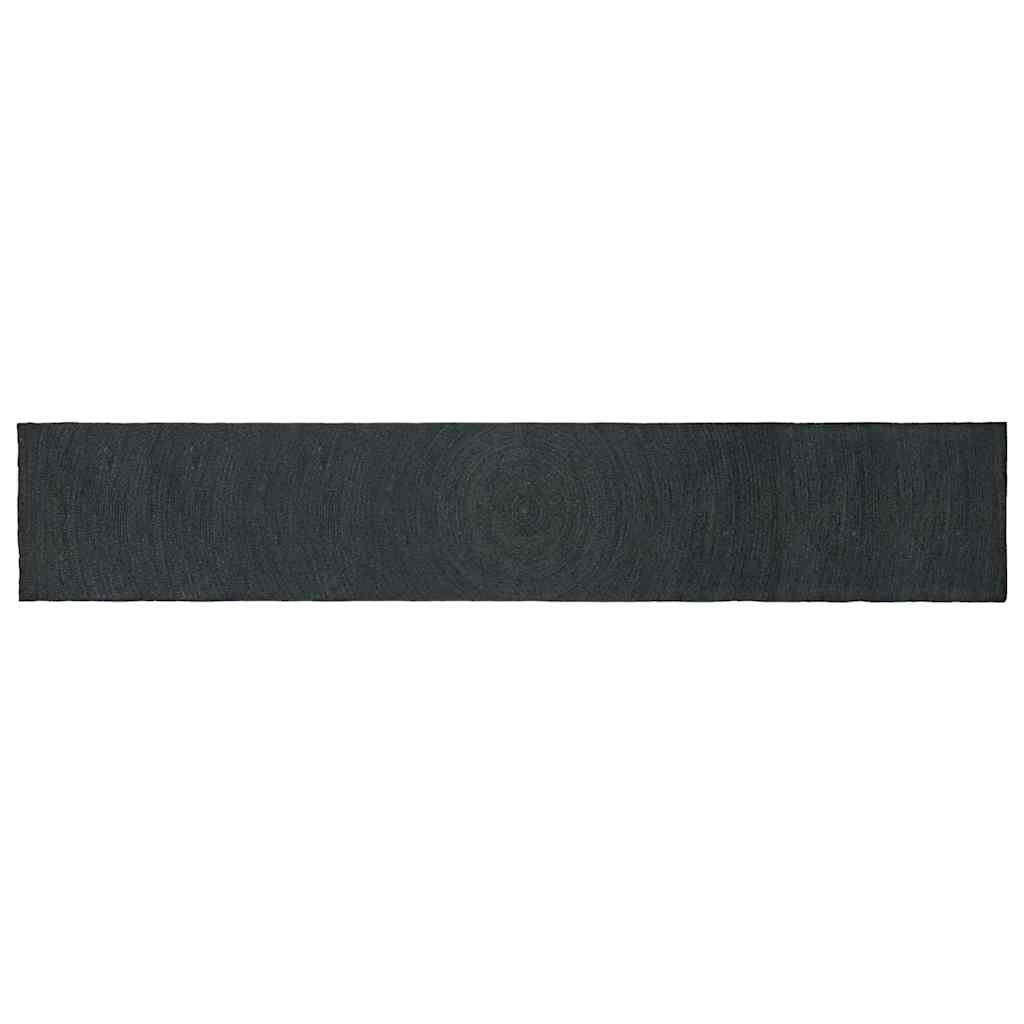 vidaXL Bereichsteppiche Dunkelgrau 60 x 400 cm Jute