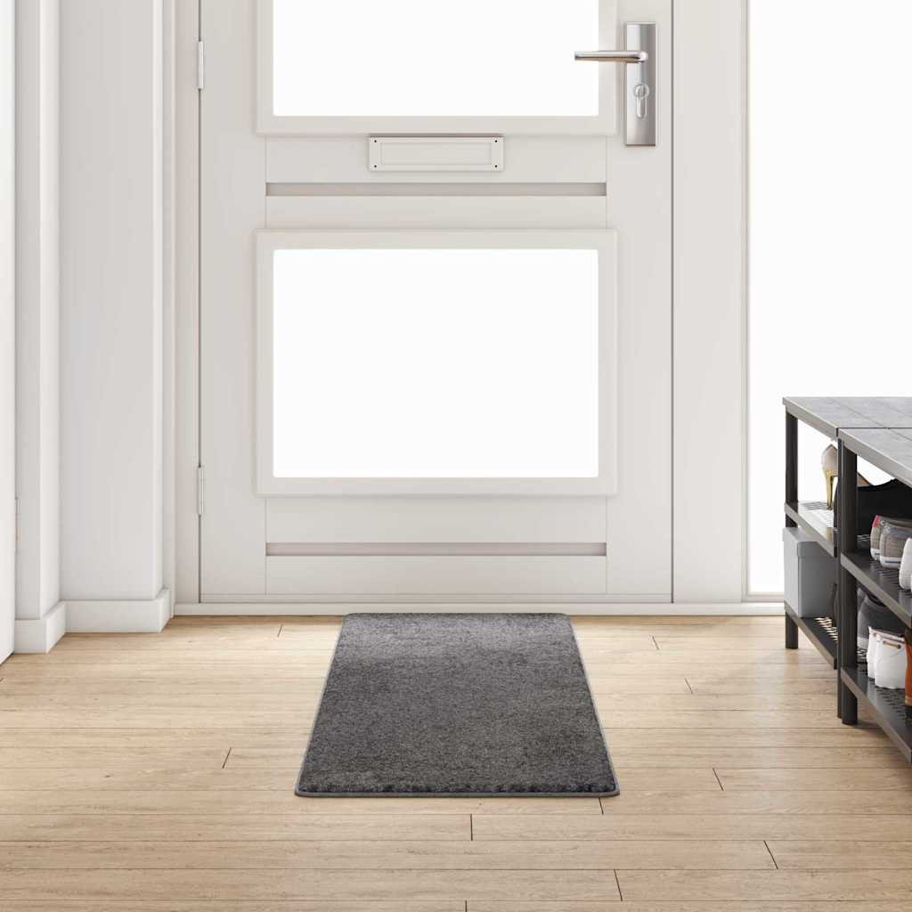 vidaXL Teppichläufer Grau 50 x 200 cm 100% Polypropylen Tuft