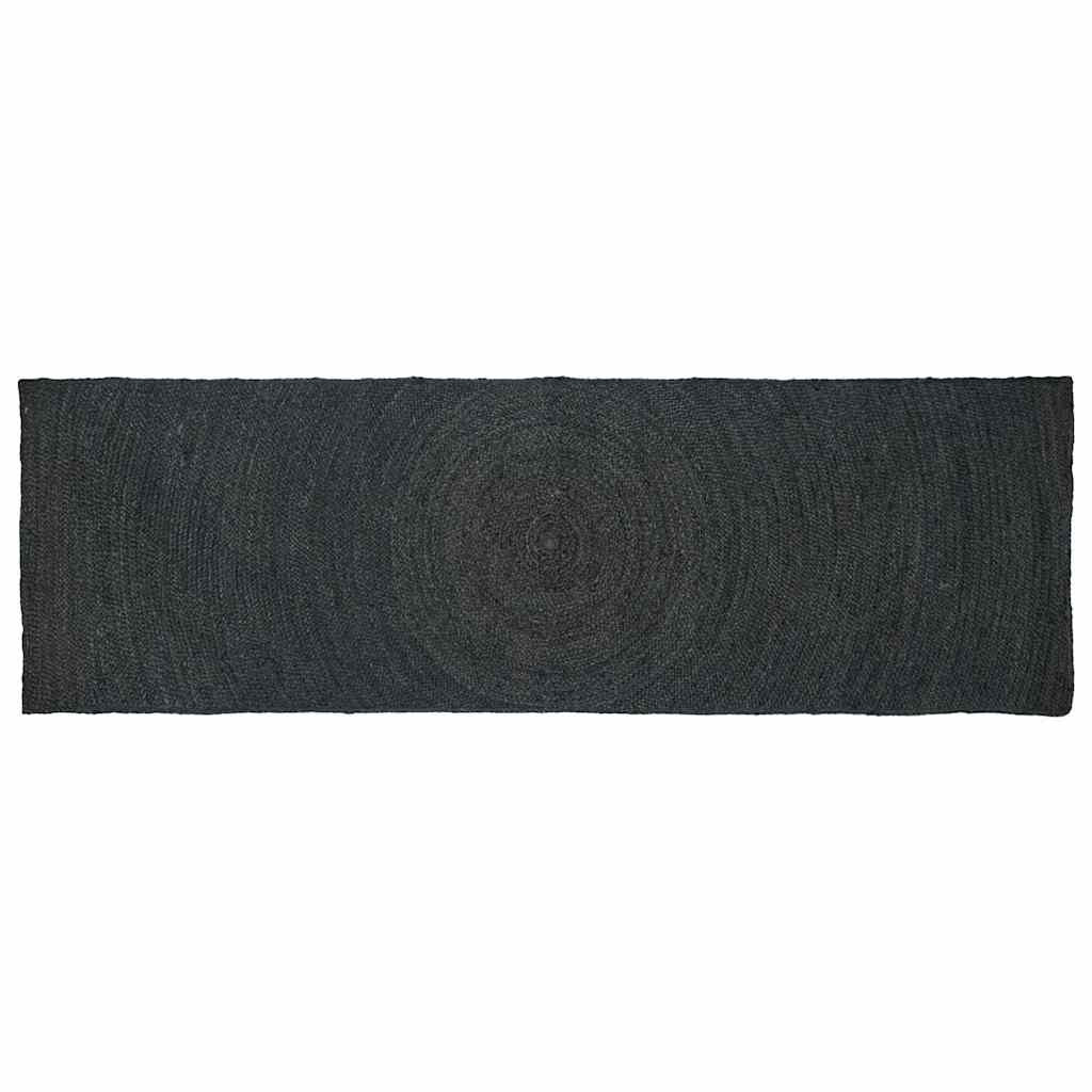 vidaXL Bereichsteppiche Dunkelgrau 80 x 200 cm Jute