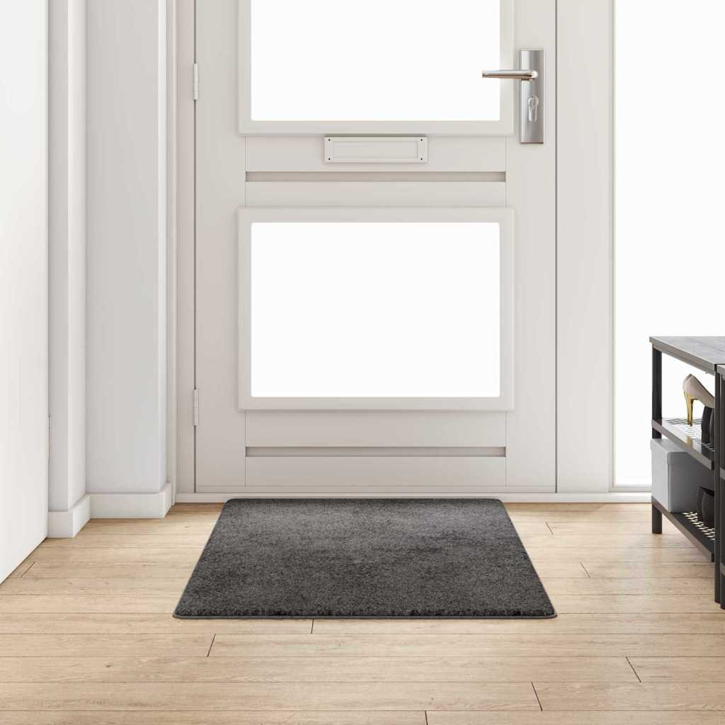 vidaXL Teppichläufer Grau 80 x 150 cm 100% Polypropylen Tuft