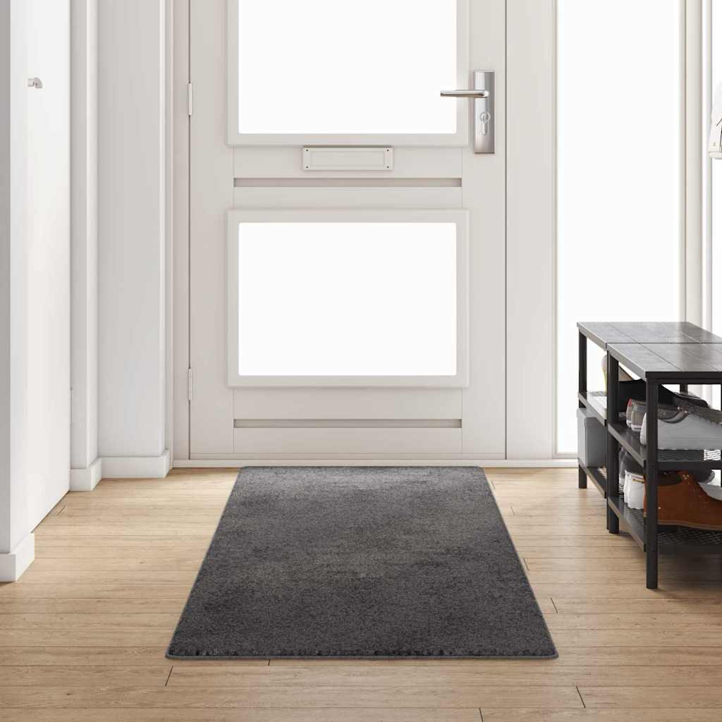 vidaXL Teppichläufer Grau 80 x 300 cm 100% Polypropylen Tuft