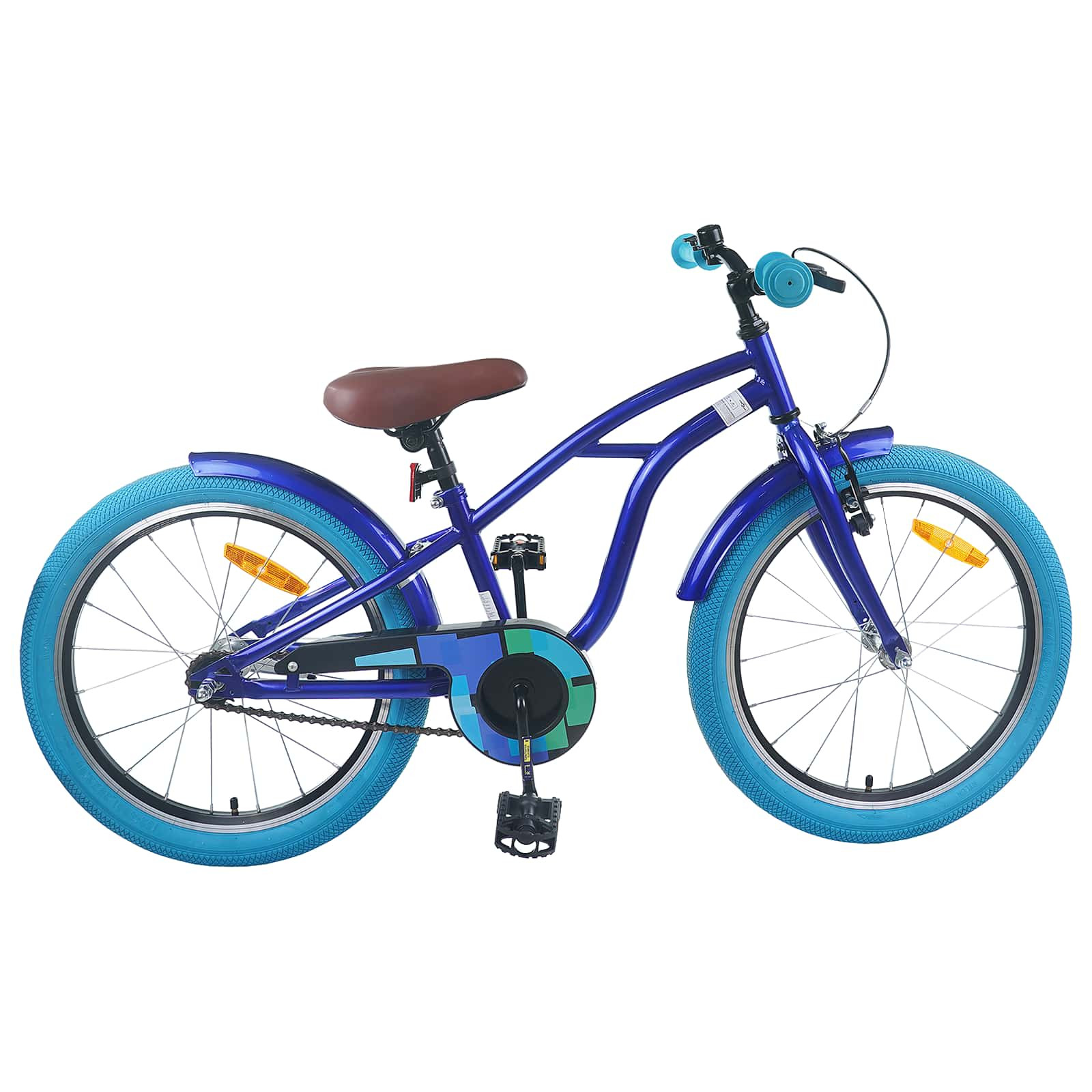 vidaXL Kinderfahrrad 22 Zoll für 7-12 Jahre alt Dunkelblau
