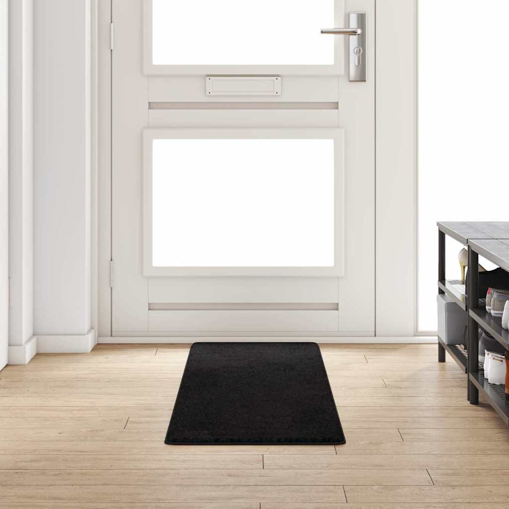 vidaXL Teppichläufer Schwarz 50 x 200 cm 100% Polypropylen Tuft