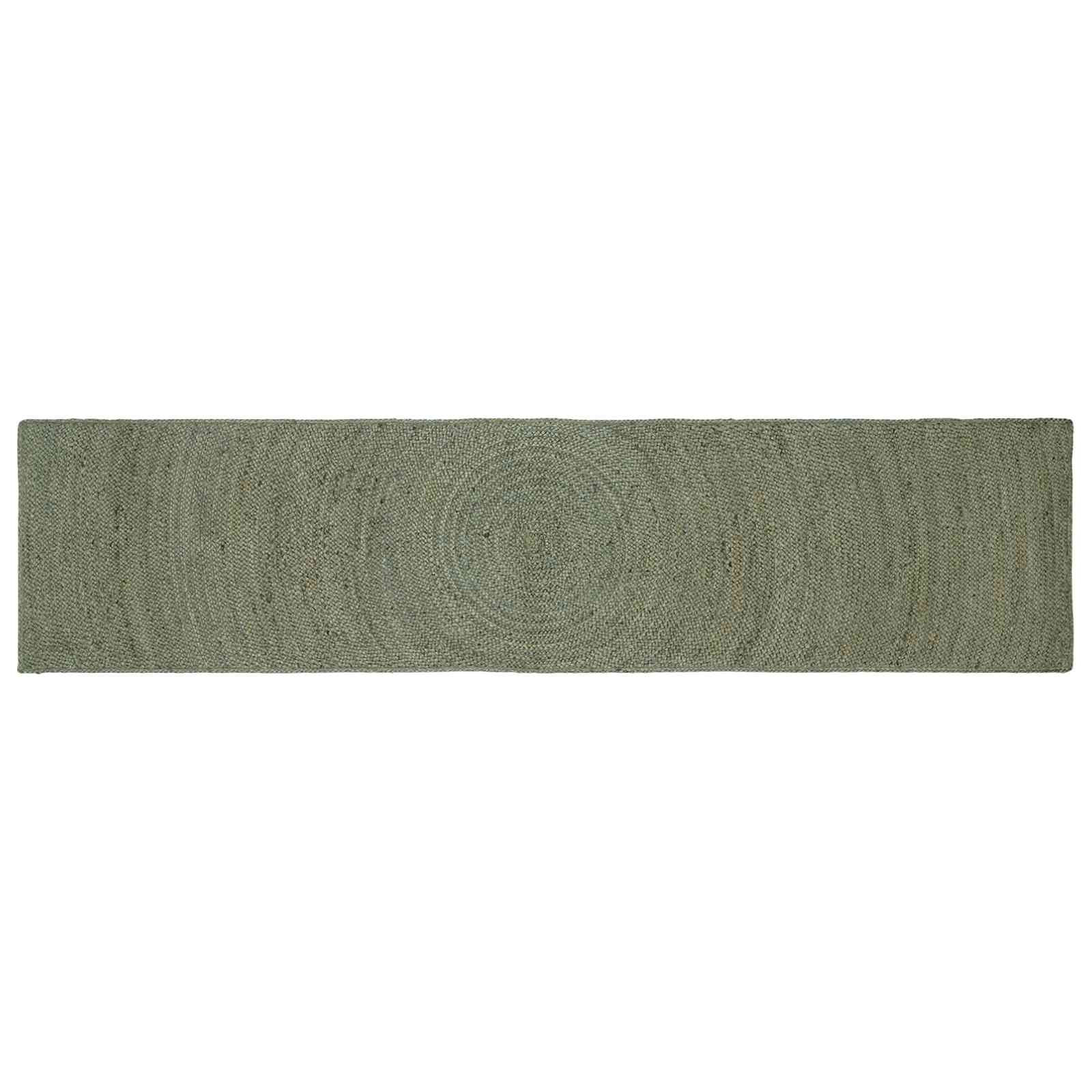 vidaXL Bereichsteppiche Olive Grün 60 x 250 cm Jute