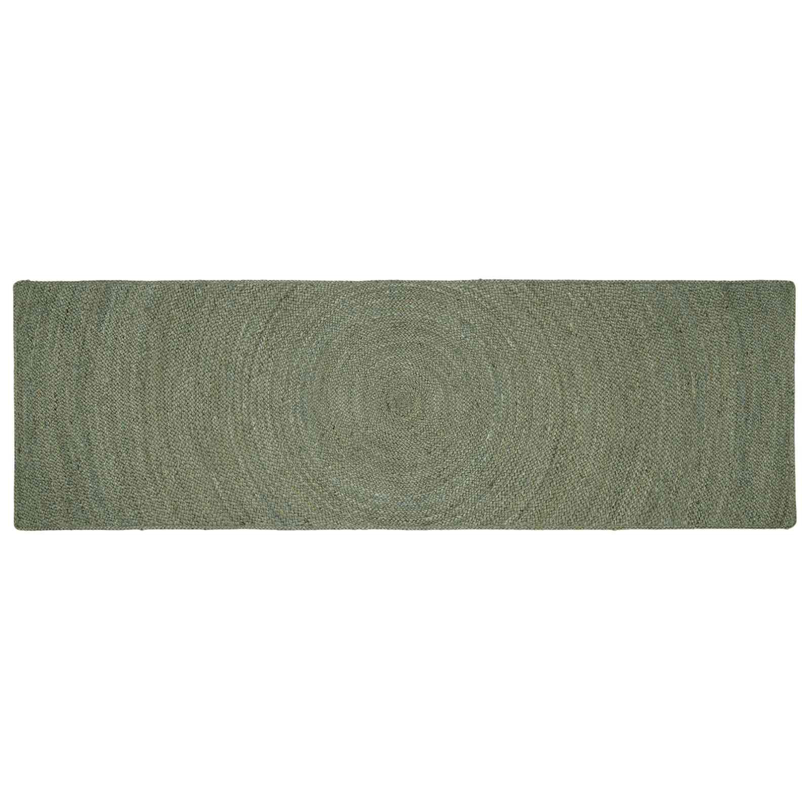 vidaXL Bereichsteppiche Olive Grün 80 x 250 cm Jute