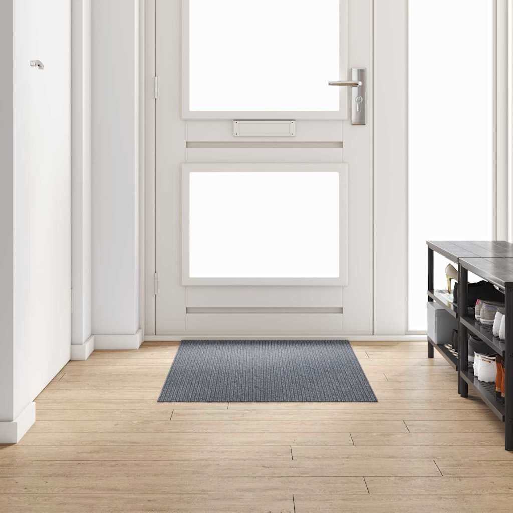 vidaXL Teppichläufer Grau 80 x 150 cm Stoff