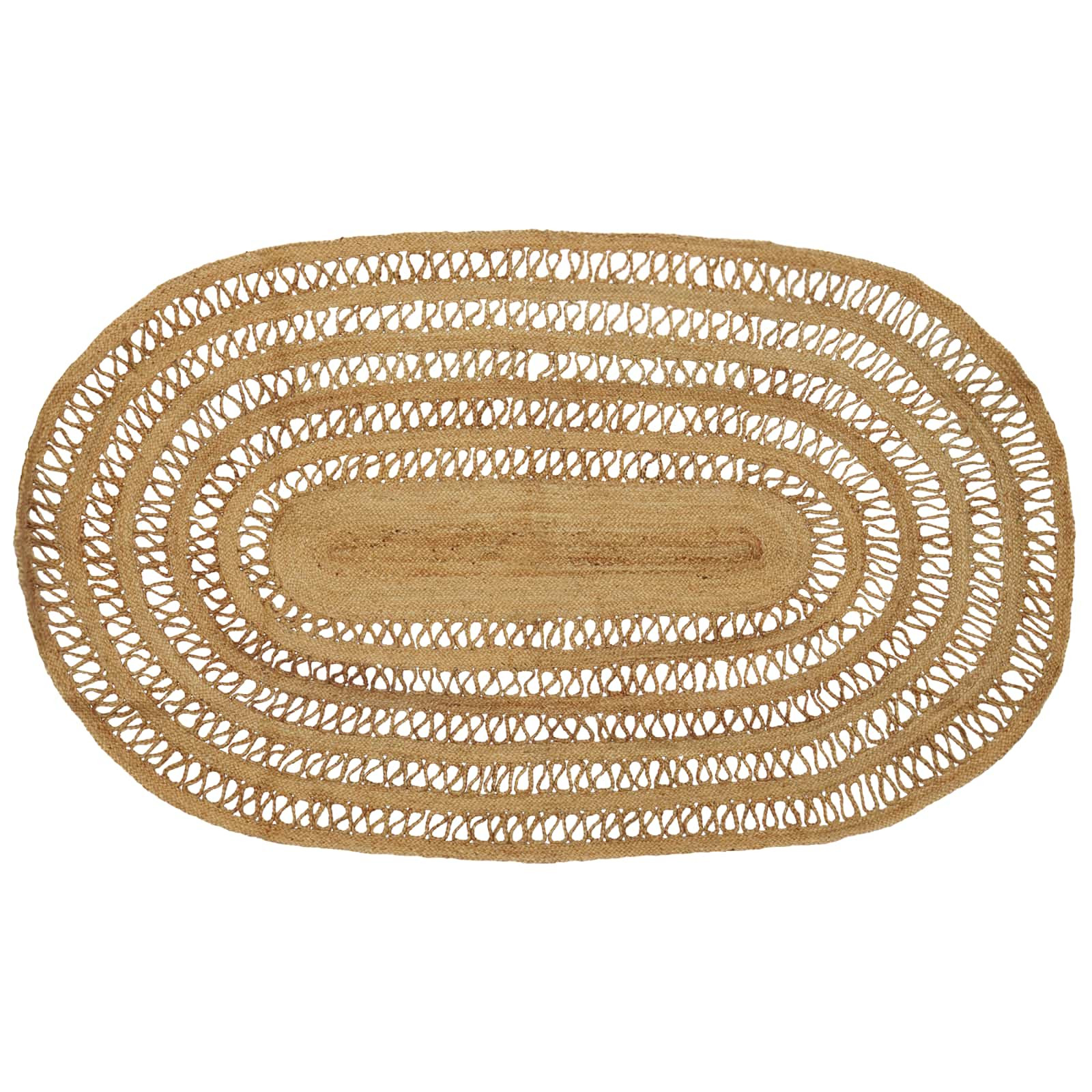 vidaXL Bereichsteppiche Natur 205 x 305 cm Jute